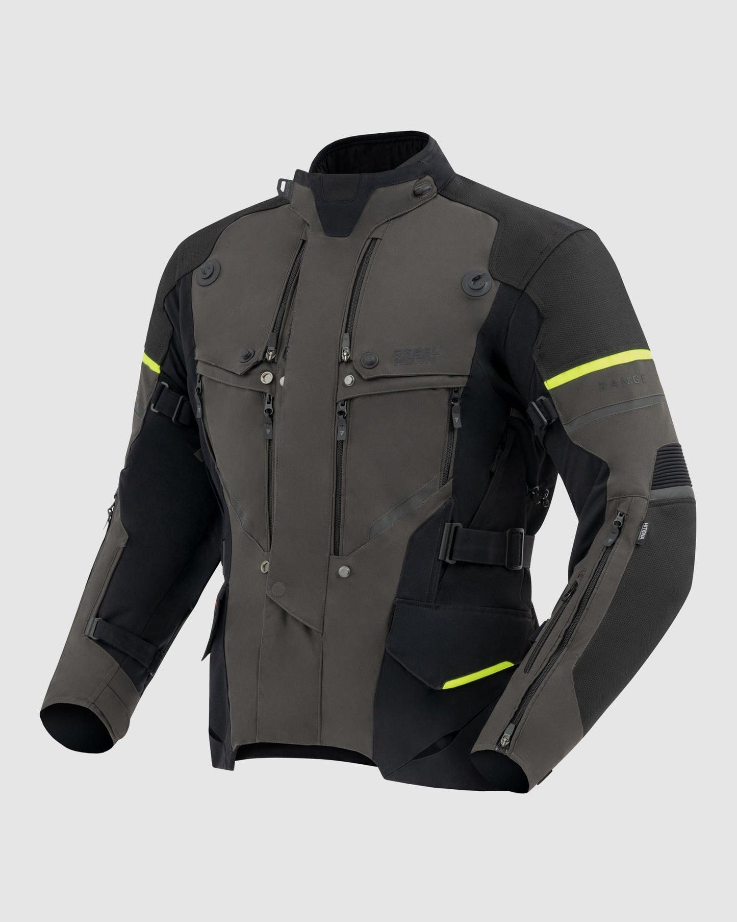 Range Motorradjacke Anthrazi