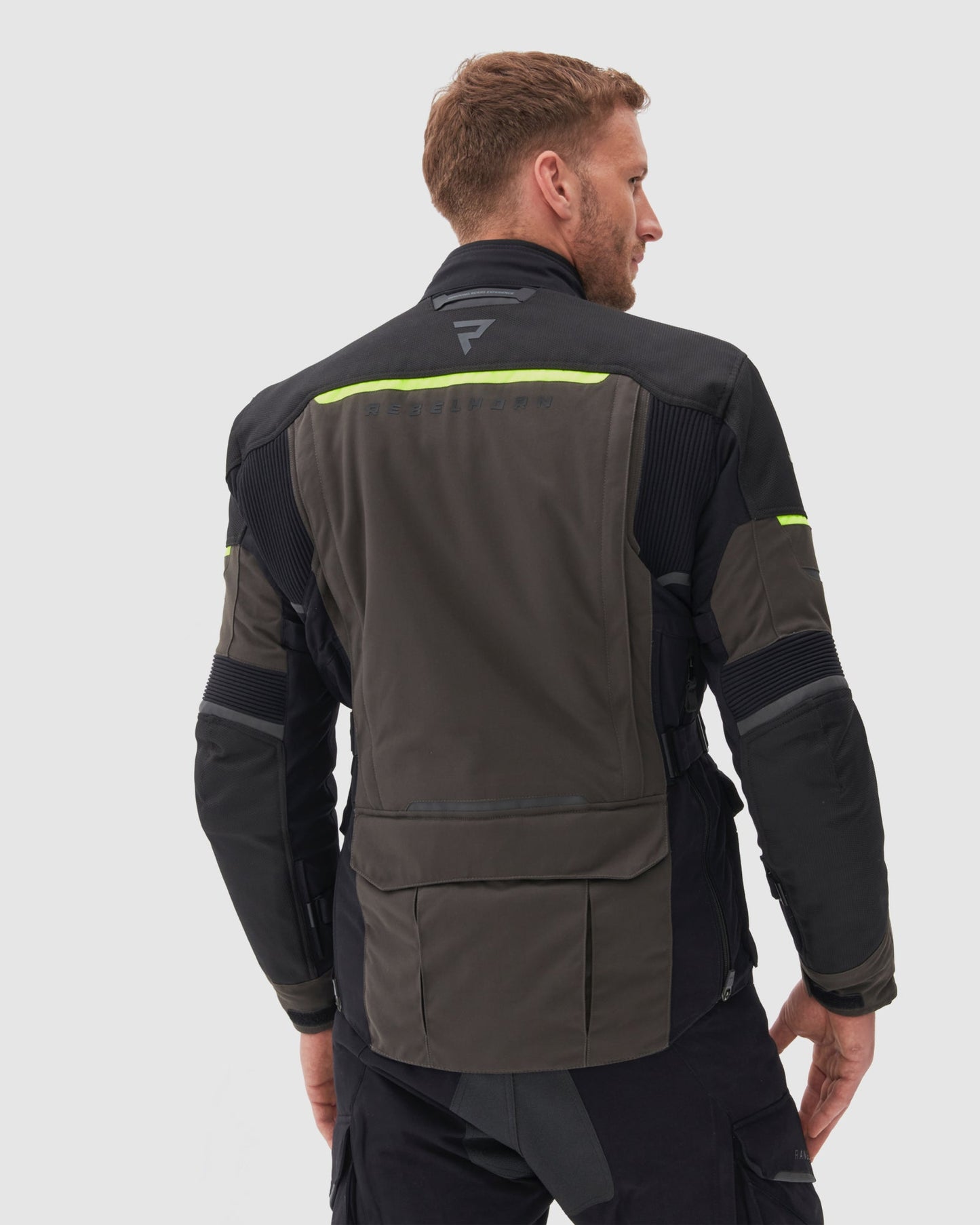 Range Motorradjacke Anthrazi