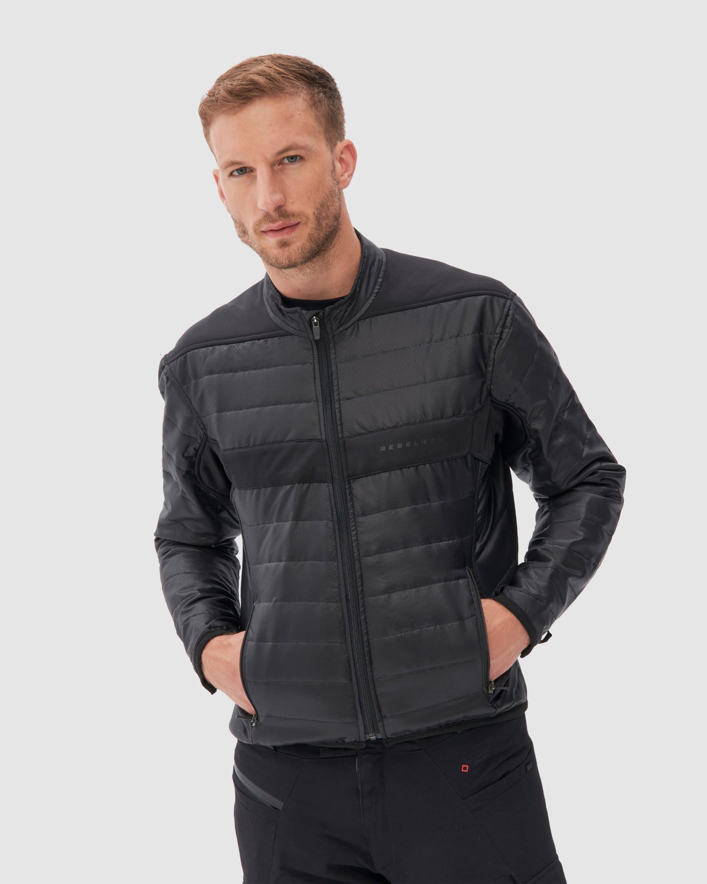Range Motorradjacke Anthrazi