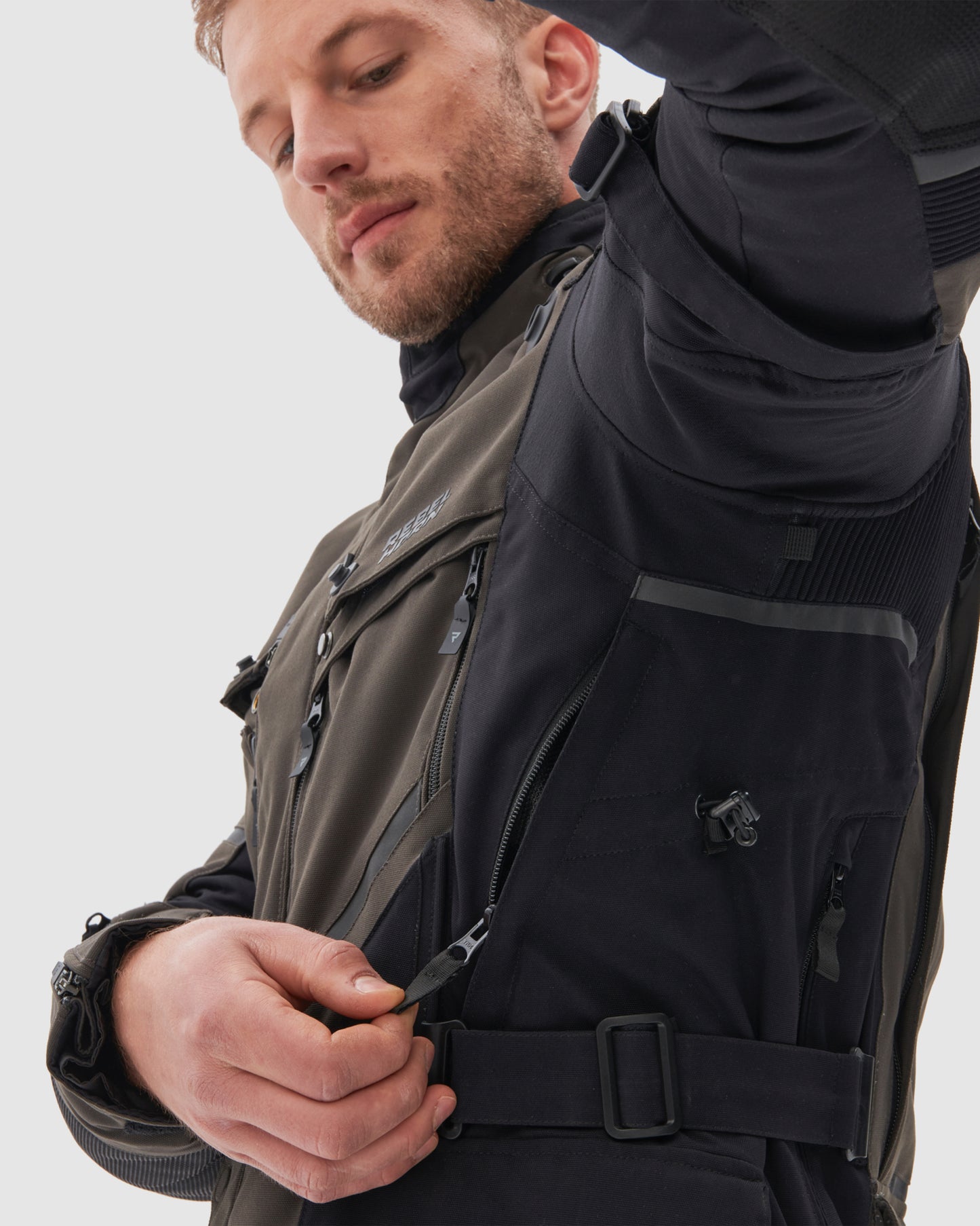 Range Motorradjacke Anthrazi