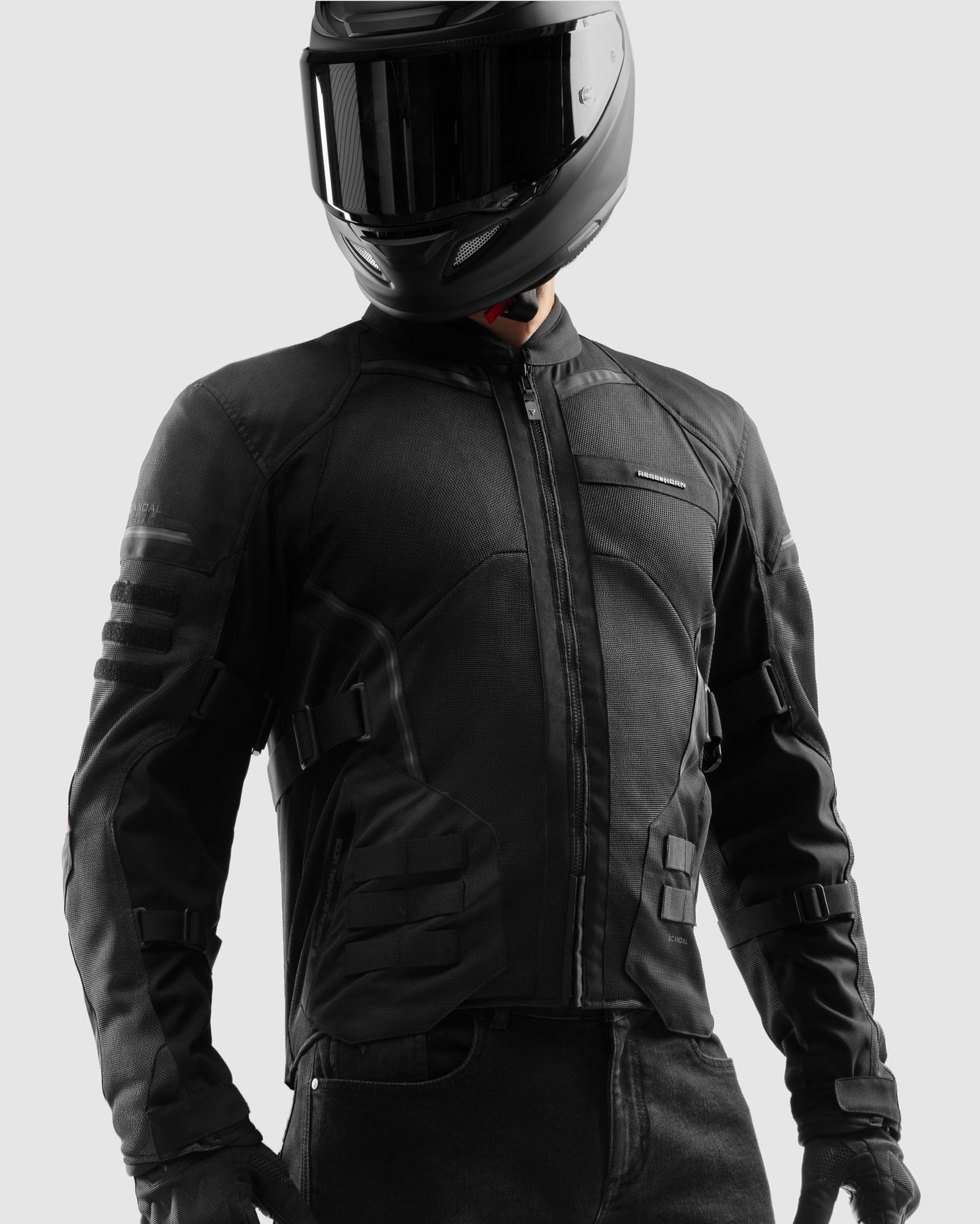 Scandal 3.0 Motorradjacke Schwarz
