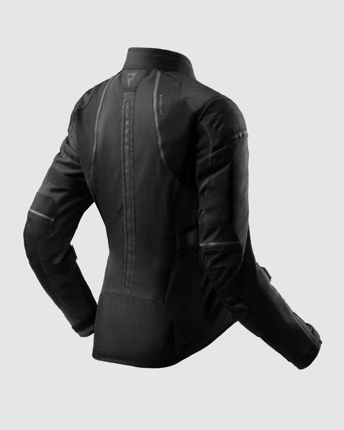 Scandal 3 Motorradjacke Damen Schwarz