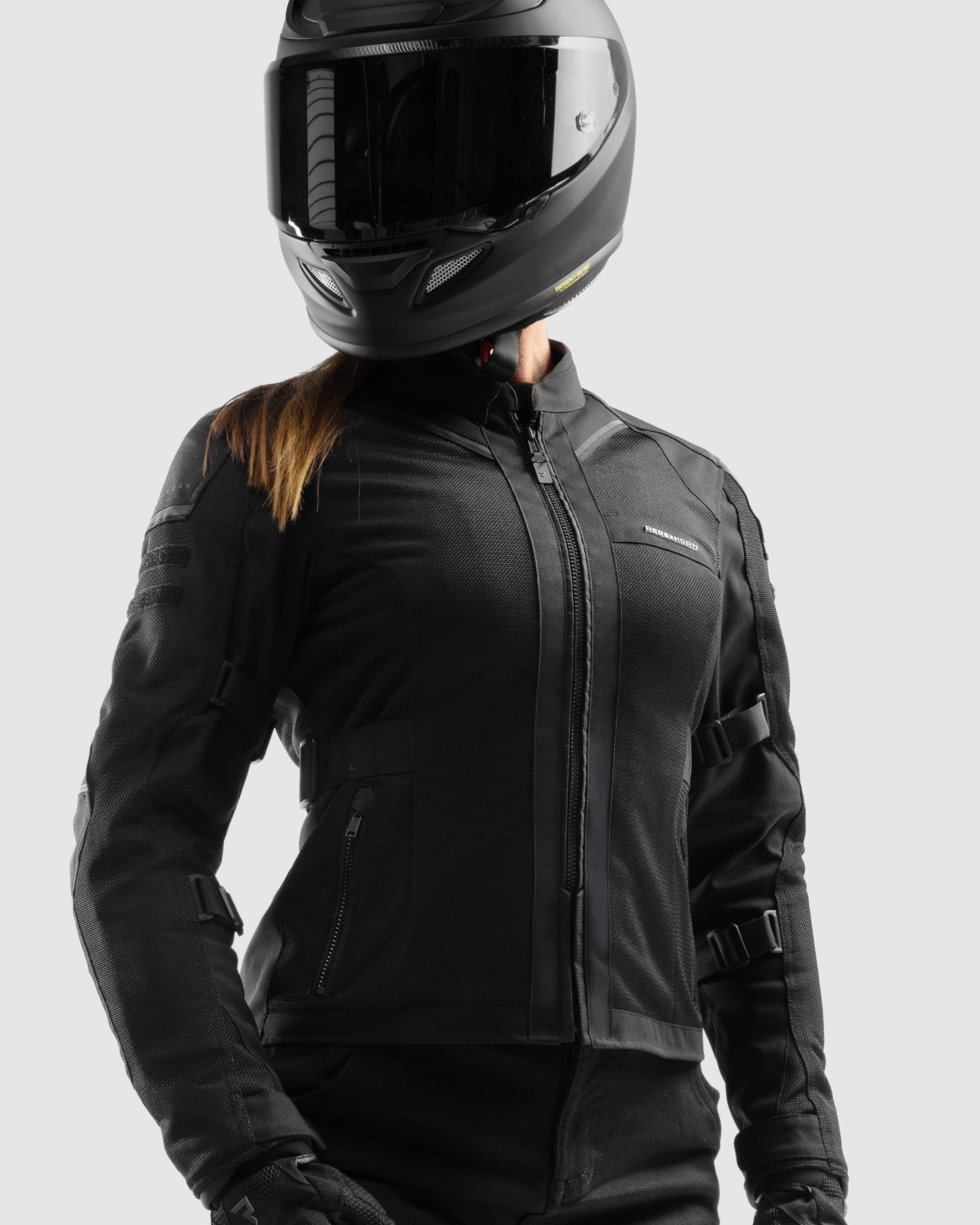 Scandal 3 Motorradjacke Damen Schwarz