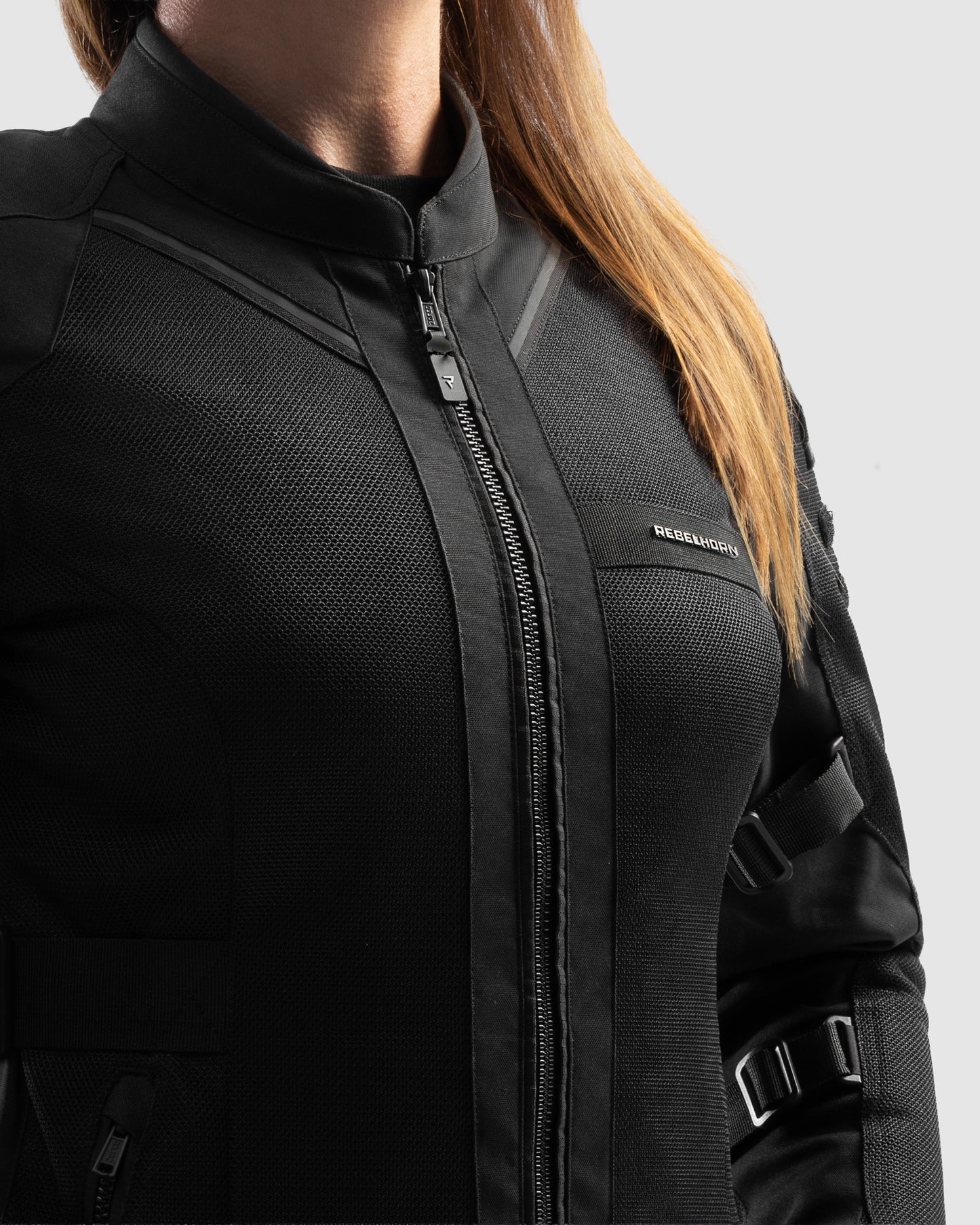 Scandal 3 Motorradjacke Damen Schwarz