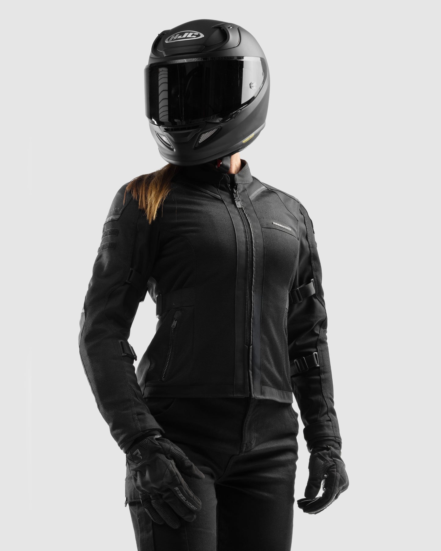 Scandal 3 Motorradjacke Damen Schwarz