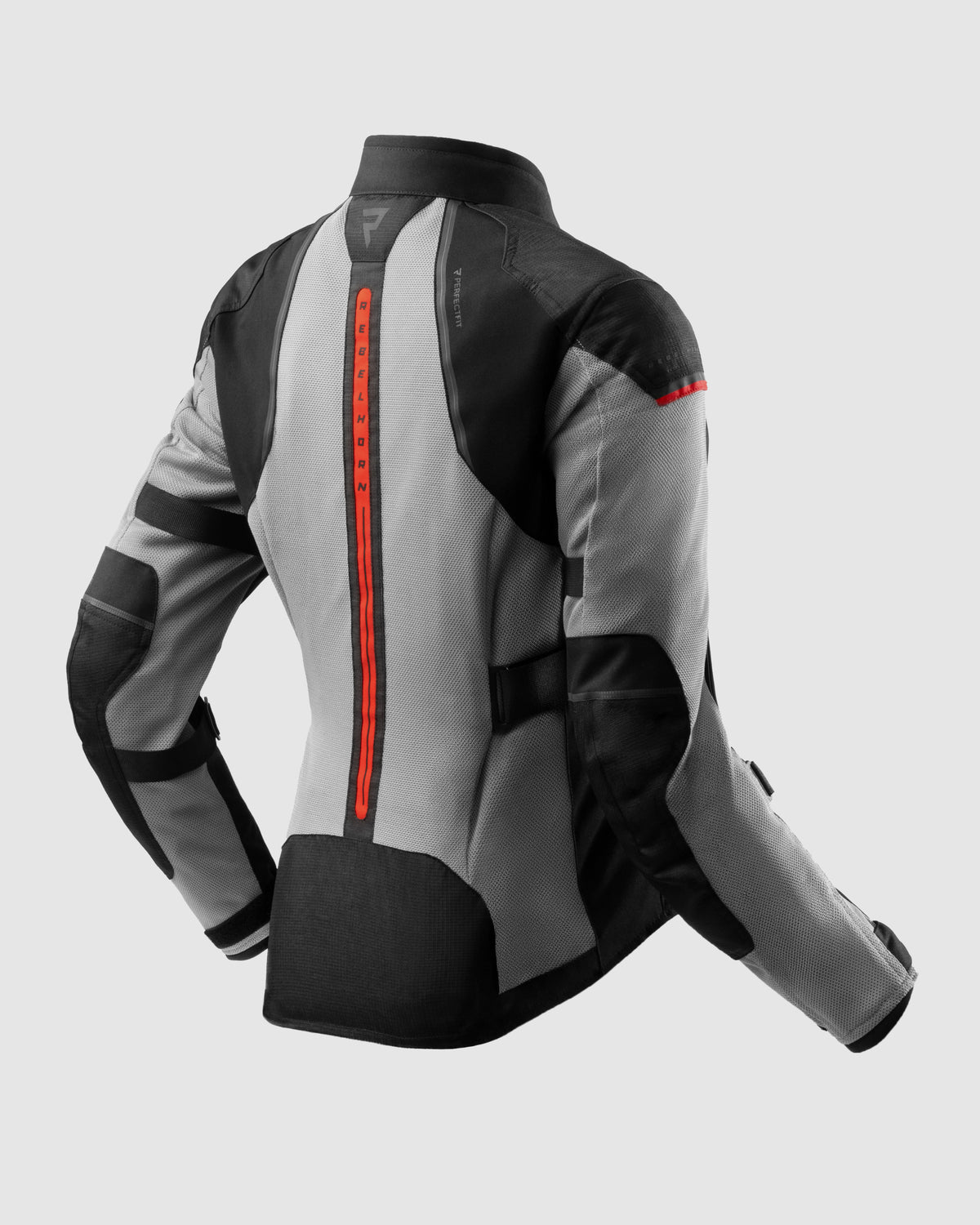 Scandal 3 Motorradjacke Damen Grau