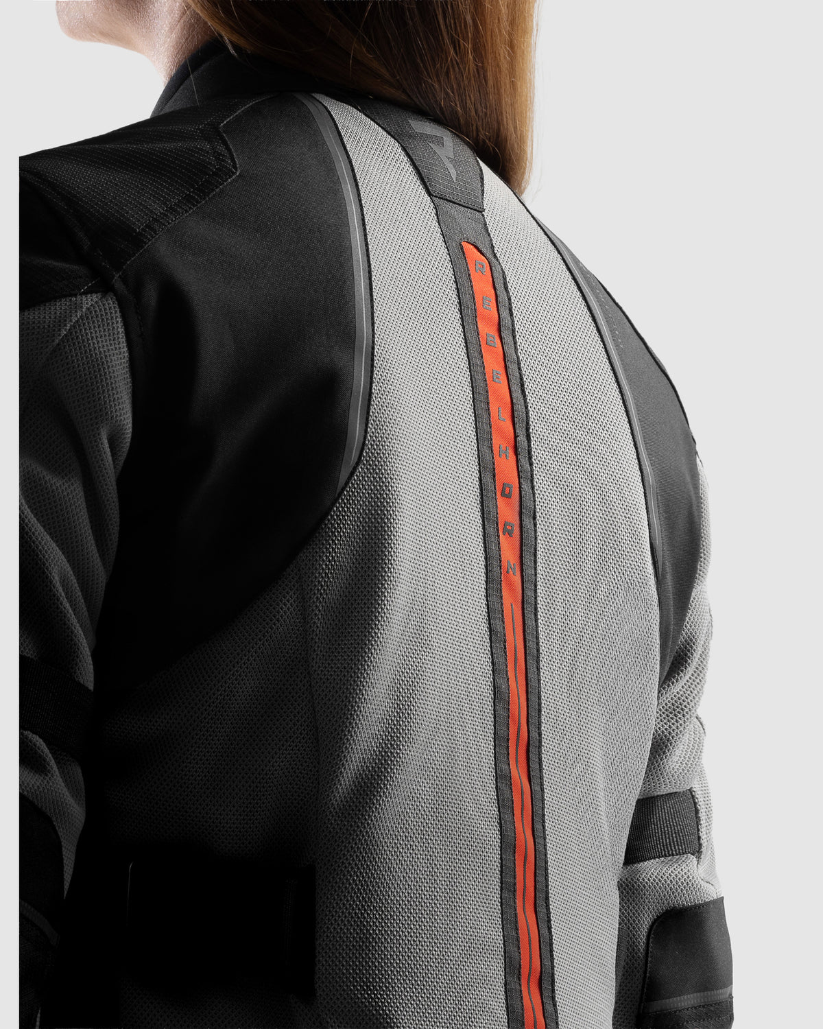 Scandal 3 Motorradjacke Damen Grau