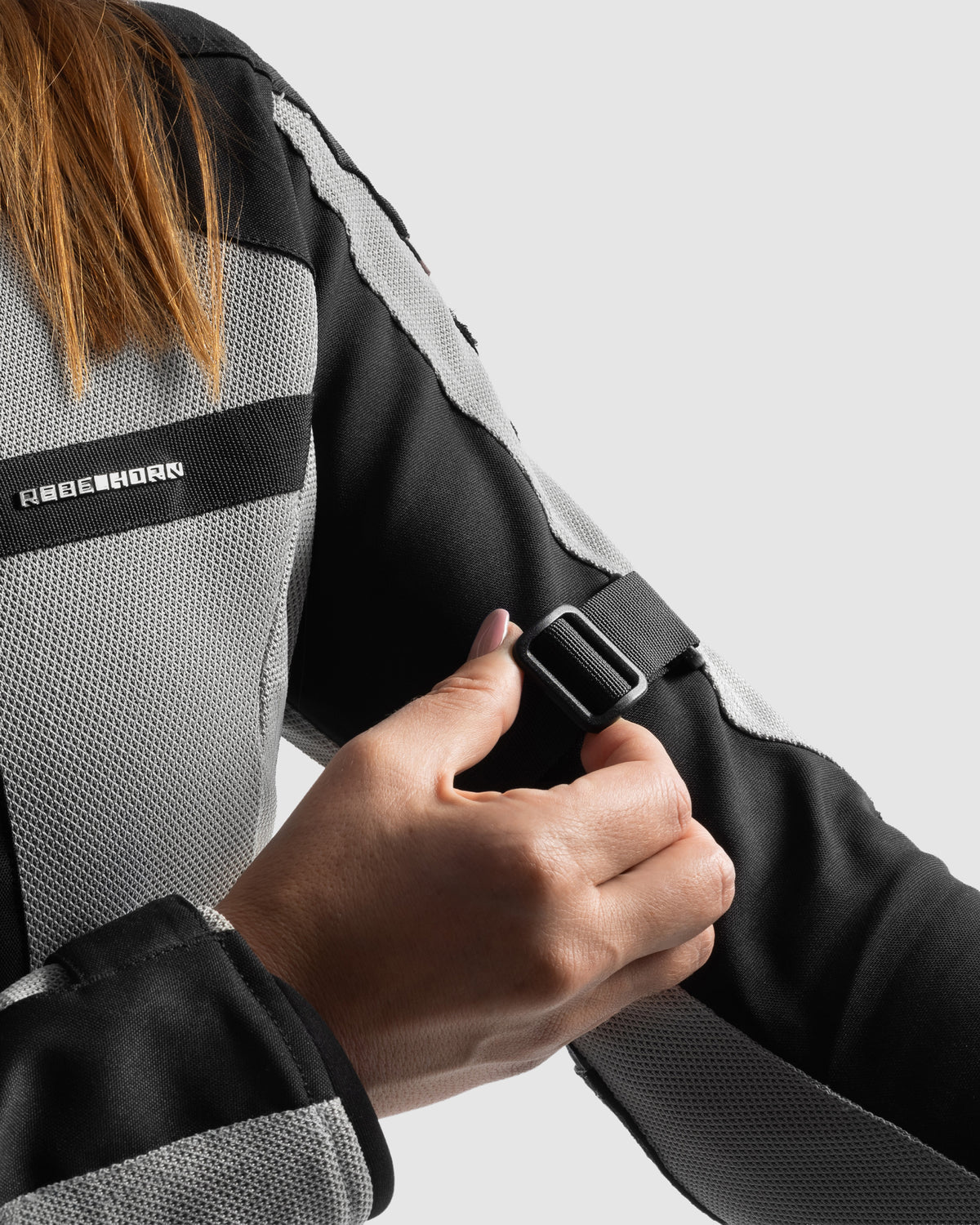 Scandal 3 Motorradjacke Damen Grau