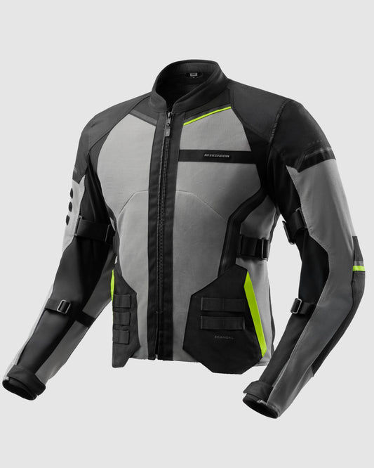 Scandal 3.0 Motorradjacke Fluo Gelb
