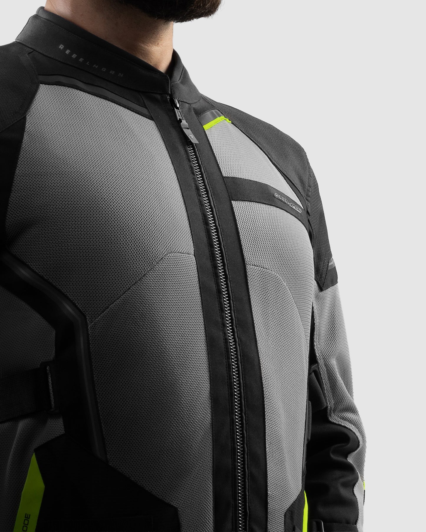 Scandal 3.0 Motorradjacke Fluo Gelb