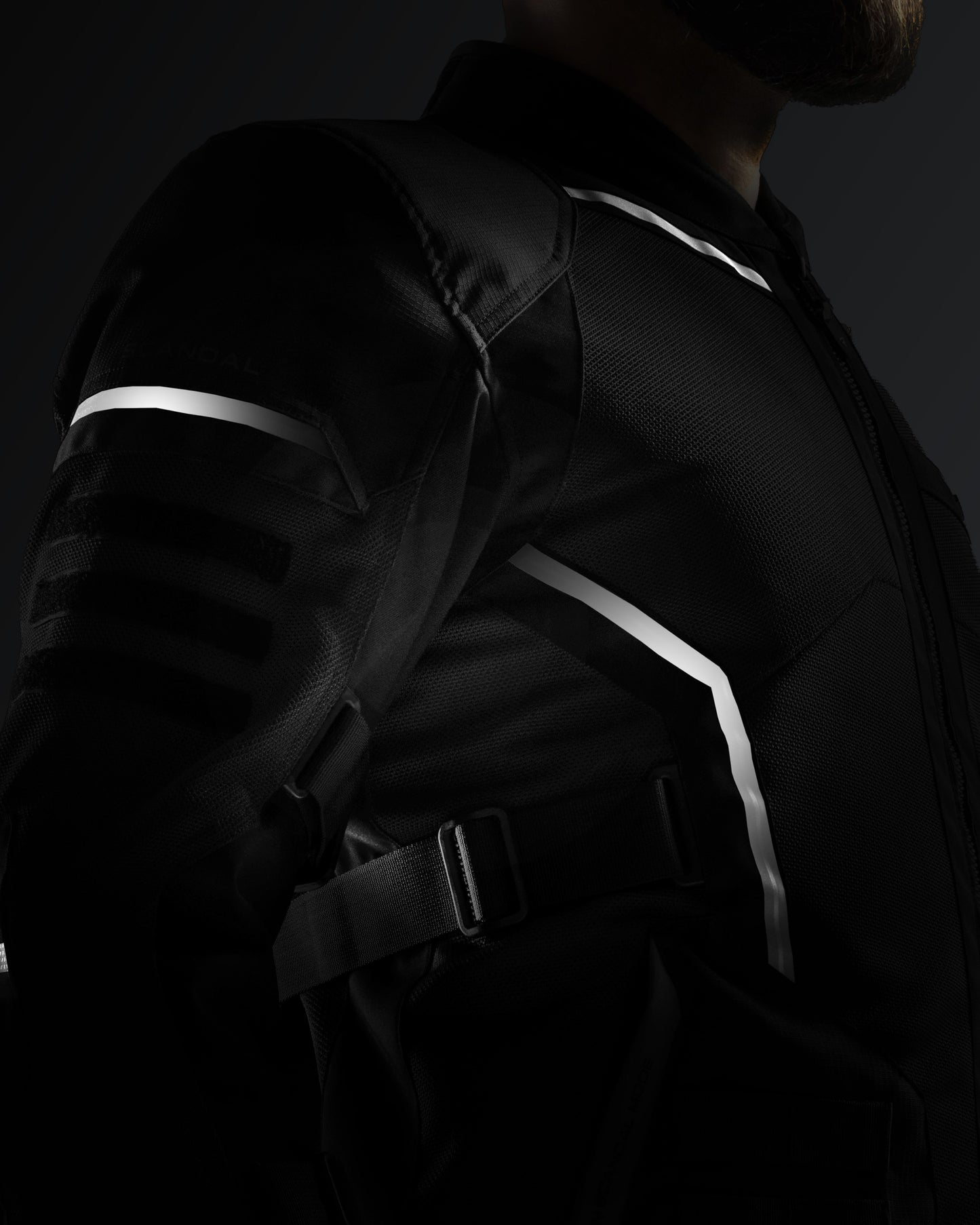 Scandal 3.0 Motorradjacke Fluo Gelb