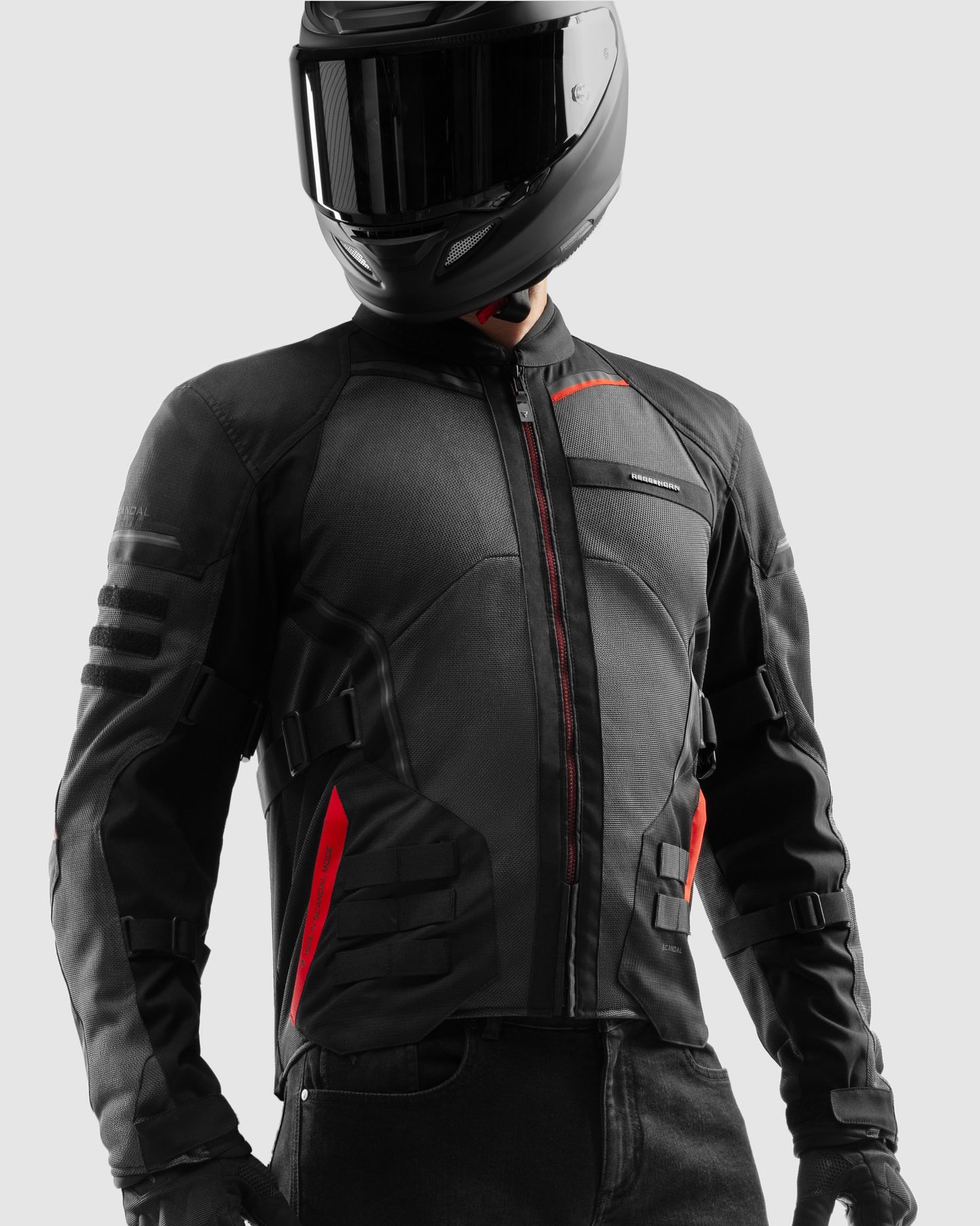 Scandal 3.0 Motorradjacke Rot