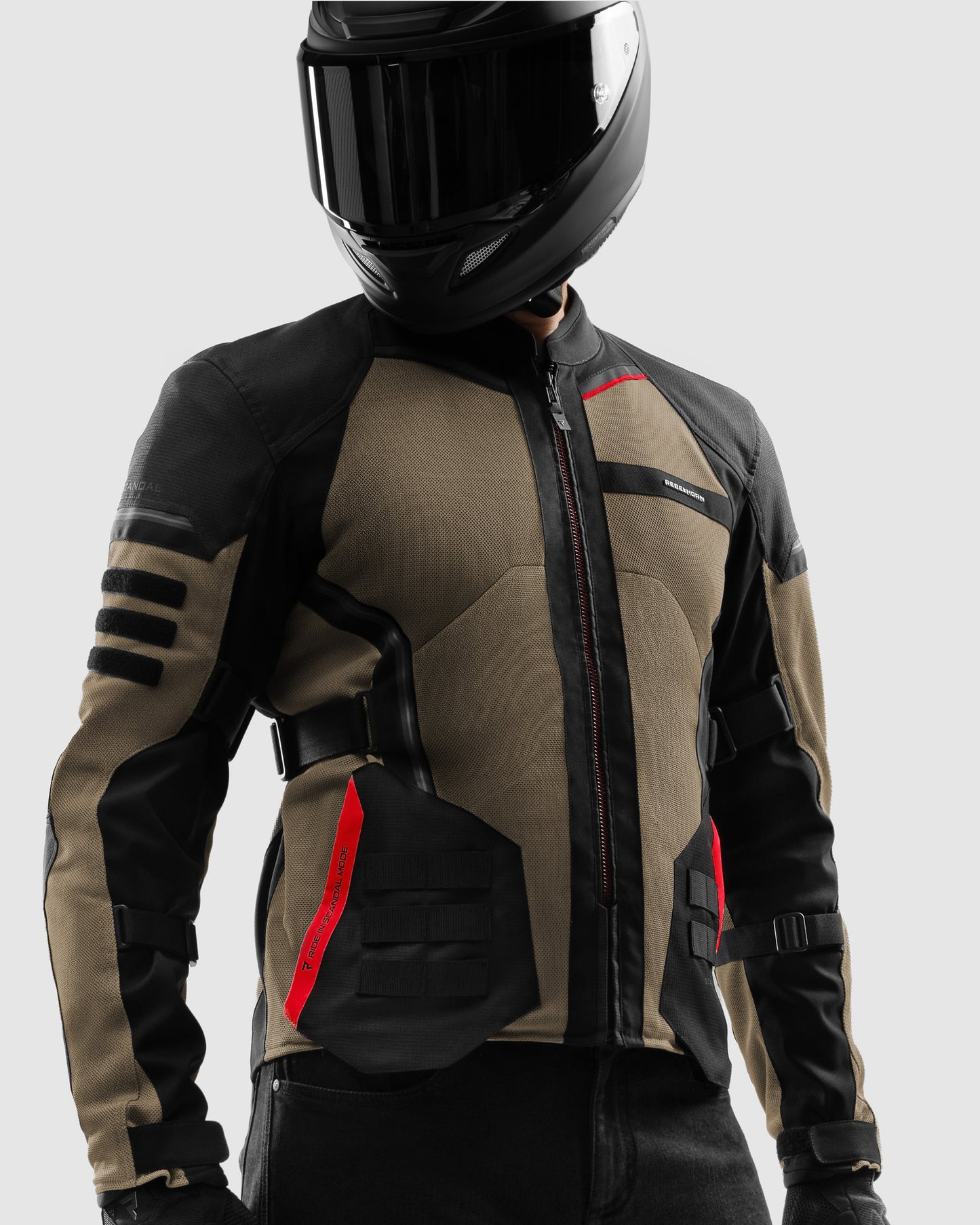 Scandal 3.0 Motorradjacke Sand