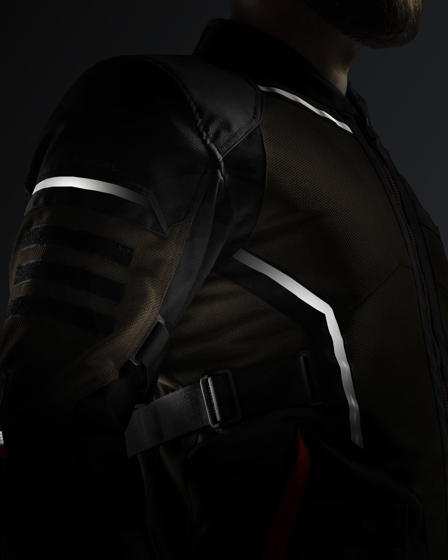 Scandal 3.0 Motorradjacke Sand