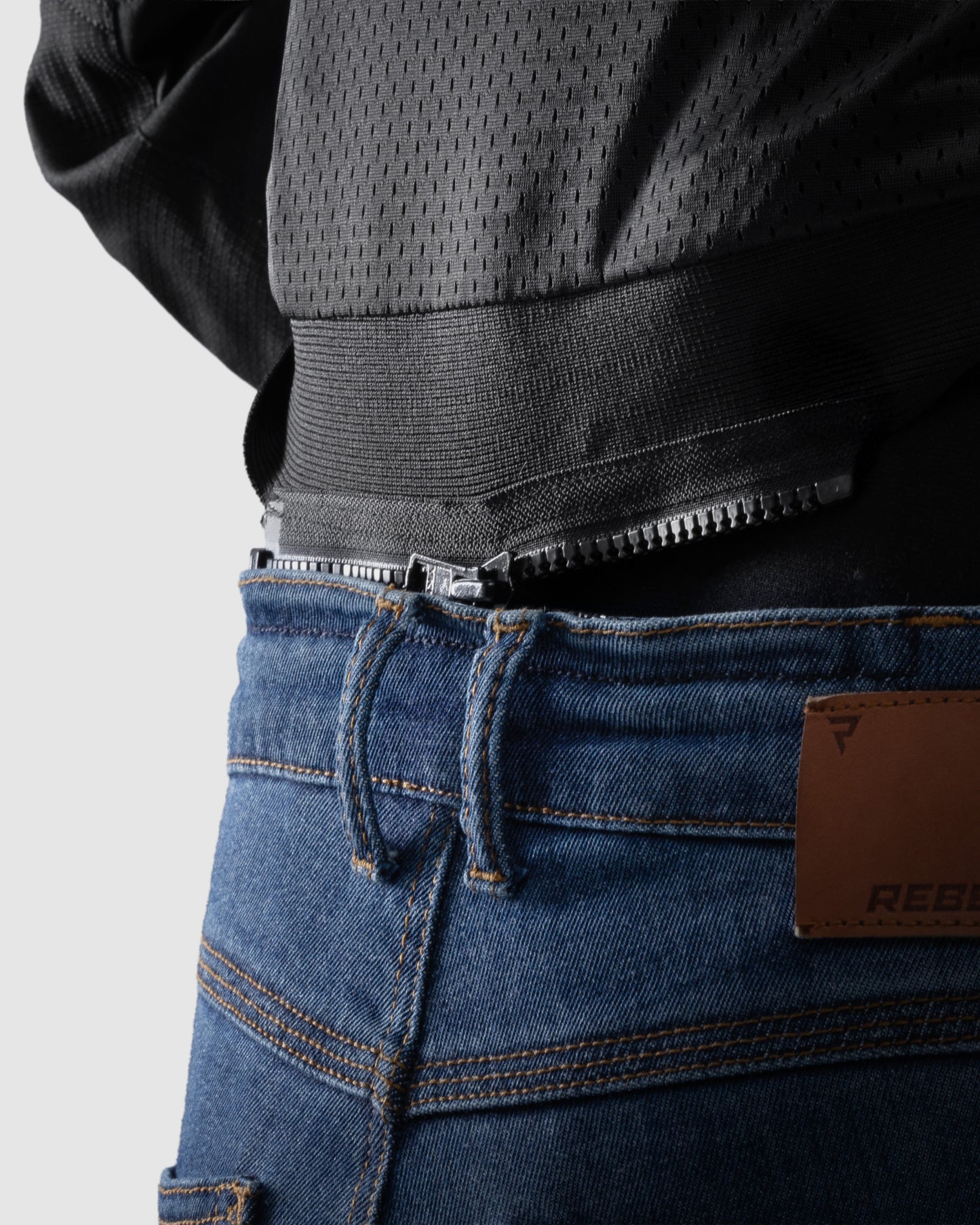 Swift Motorradjacke Schwarz