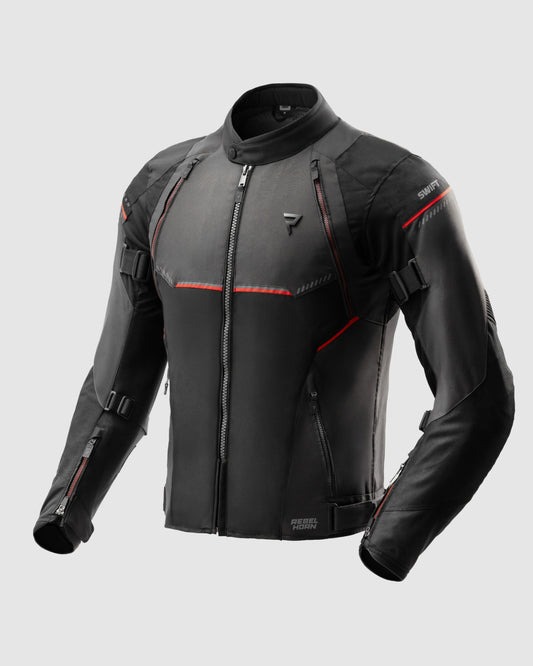 Swift Motorradjacke Dunkelgrau