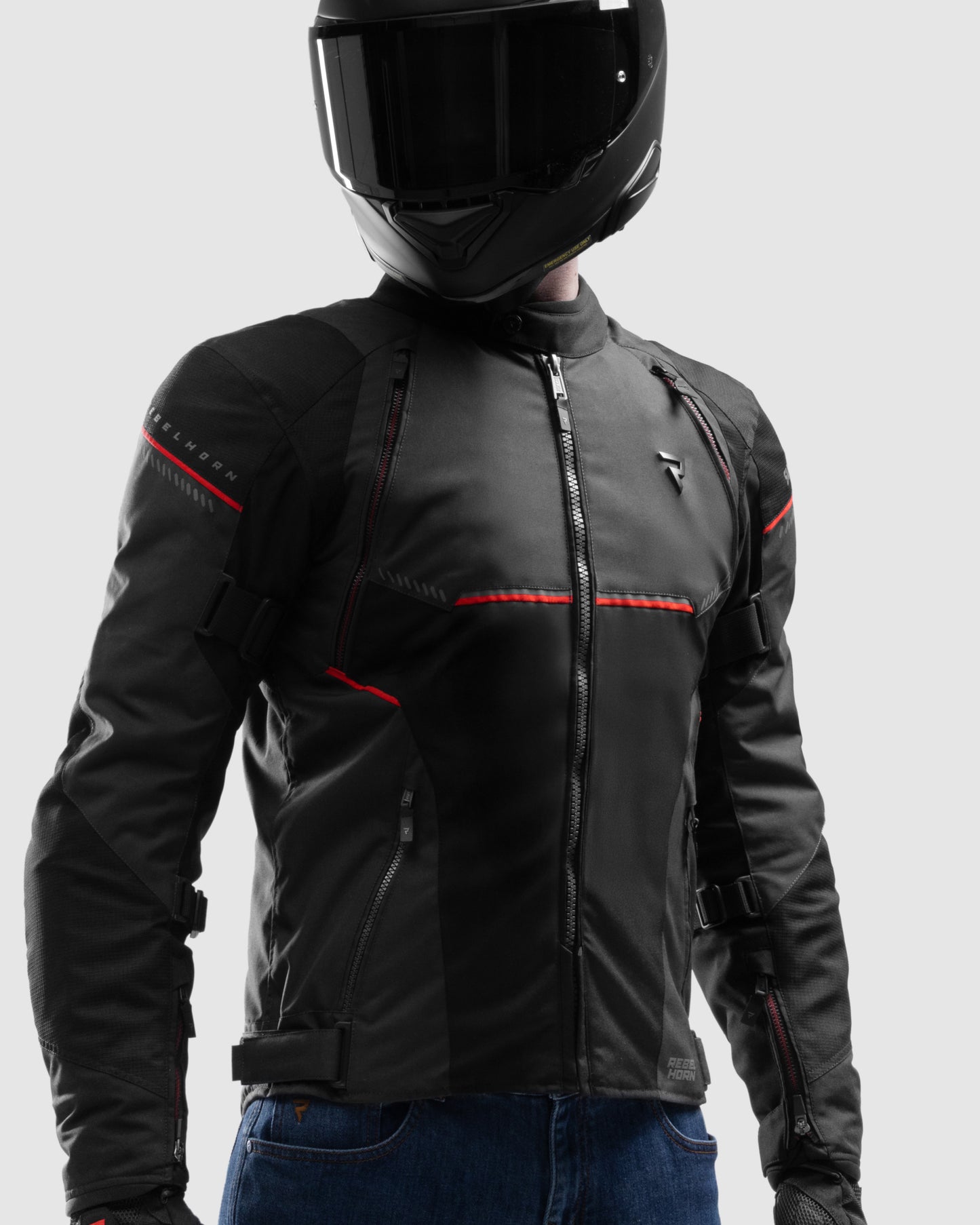 Swift Motorradjacke Dunkelgrau