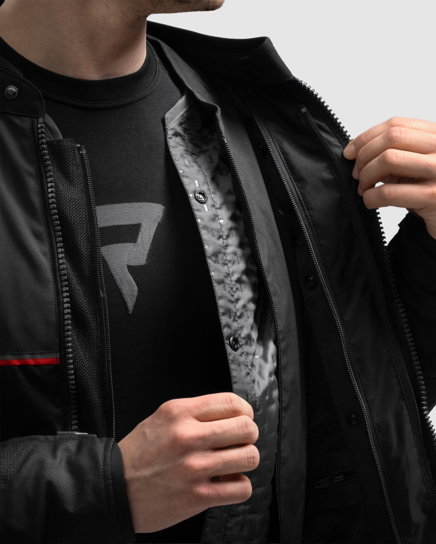 Swift Motorradjacke Dunkelgrau