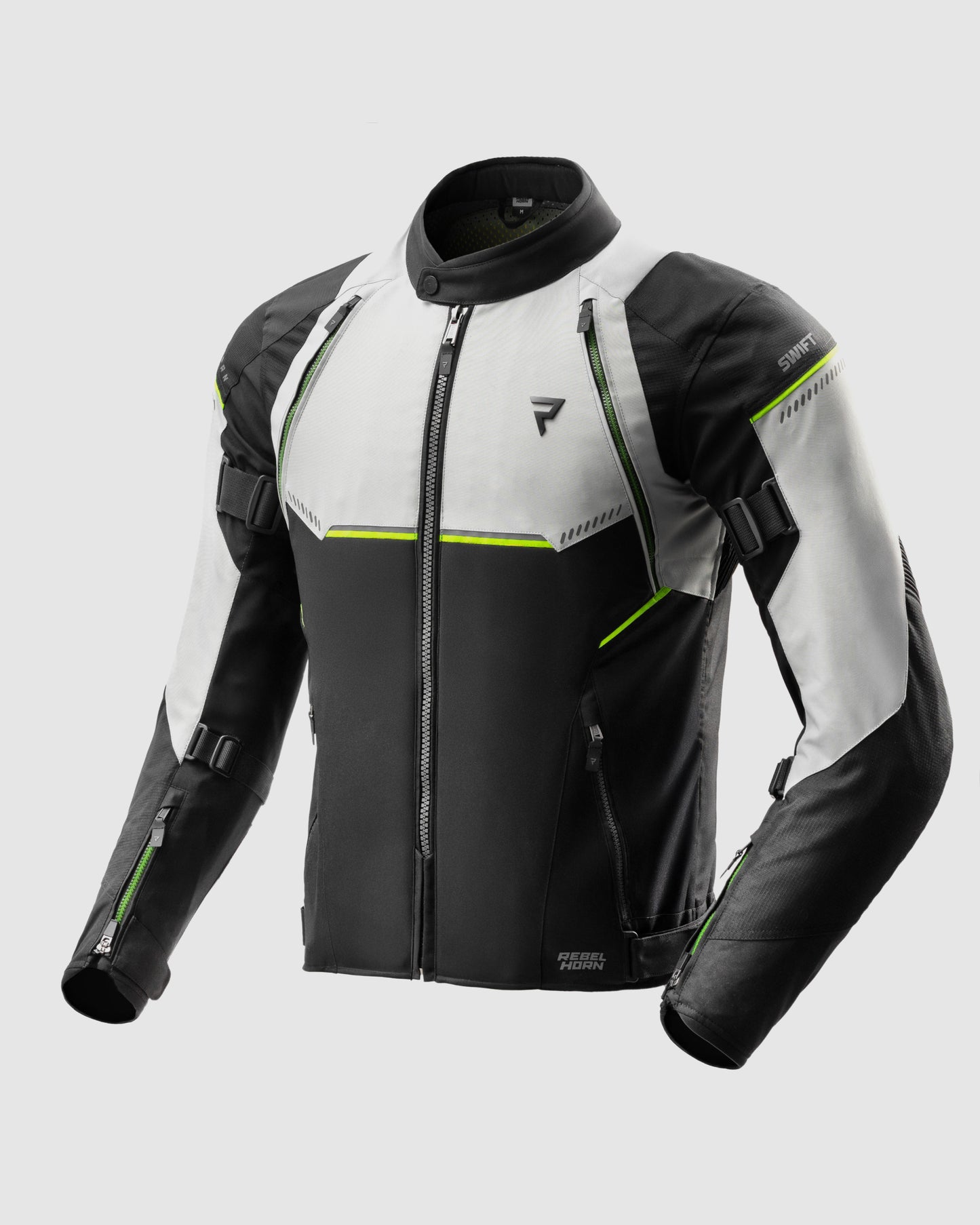 Swift Motorradjacke Hellgrau