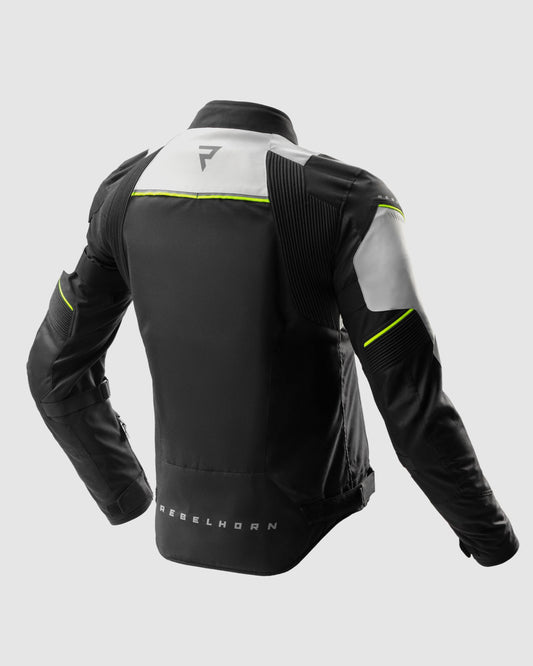 Swift Motorradjacke Hellgrau