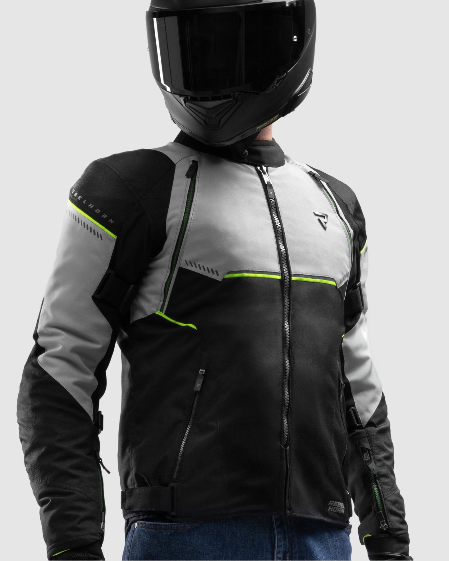 Swift Motorradjacke Hellgrau