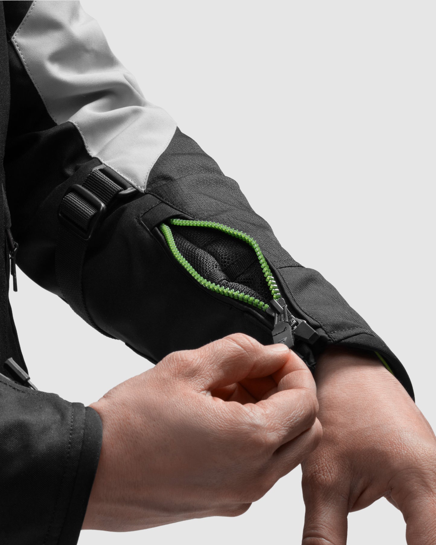 Swift Motorradjacke Hellgrau