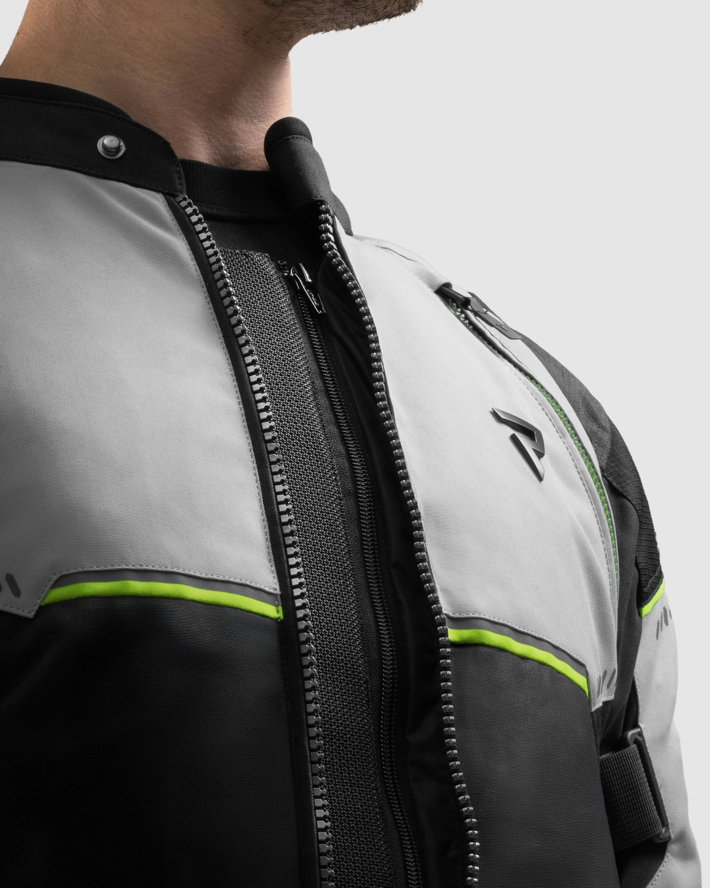 Swift Motorradjacke Hellgrau