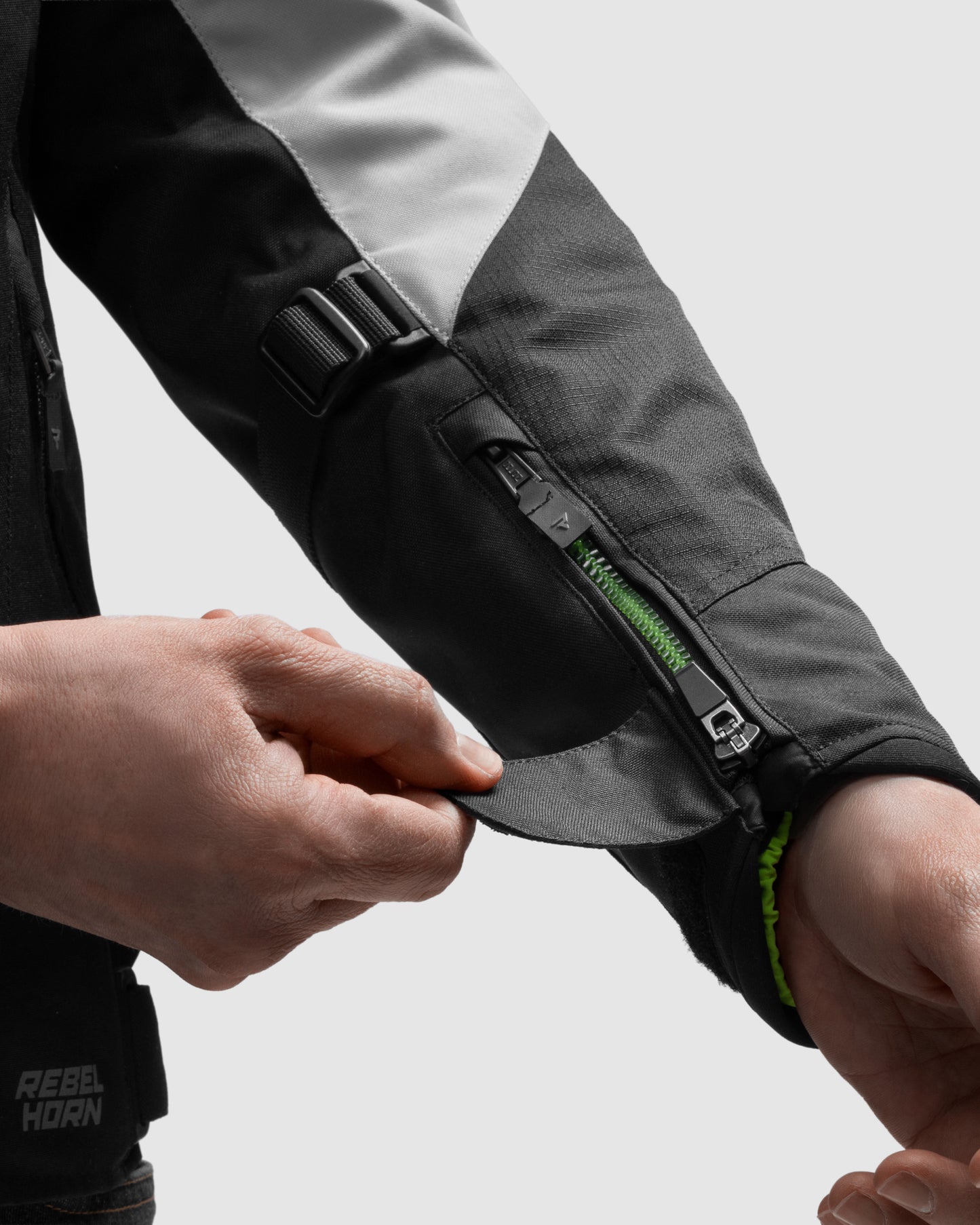 Swift Motorradjacke Hellgrau