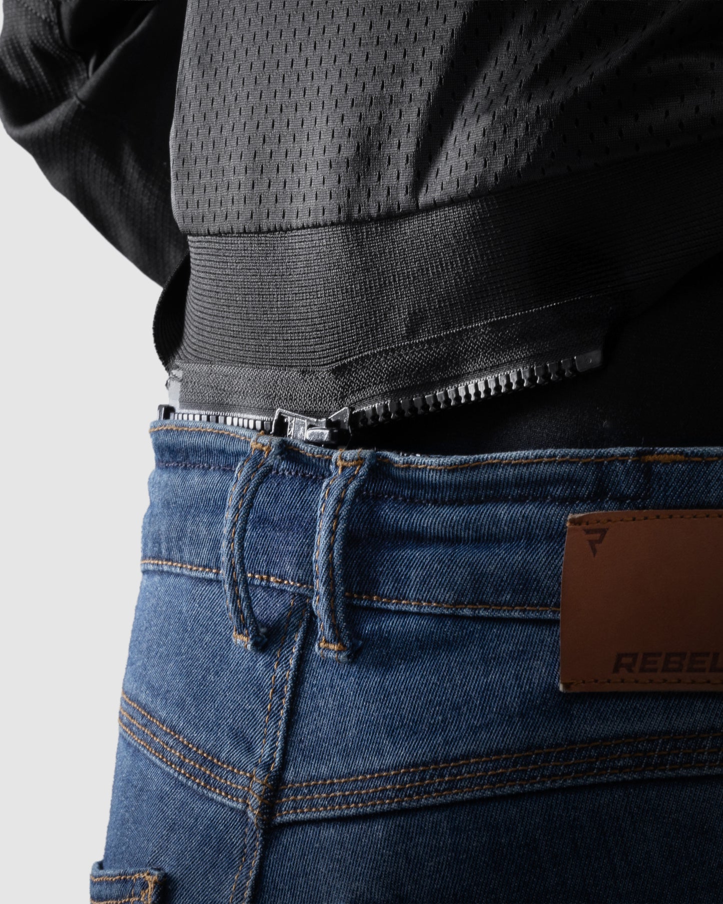 Swift Motorradjacke Hellgrau