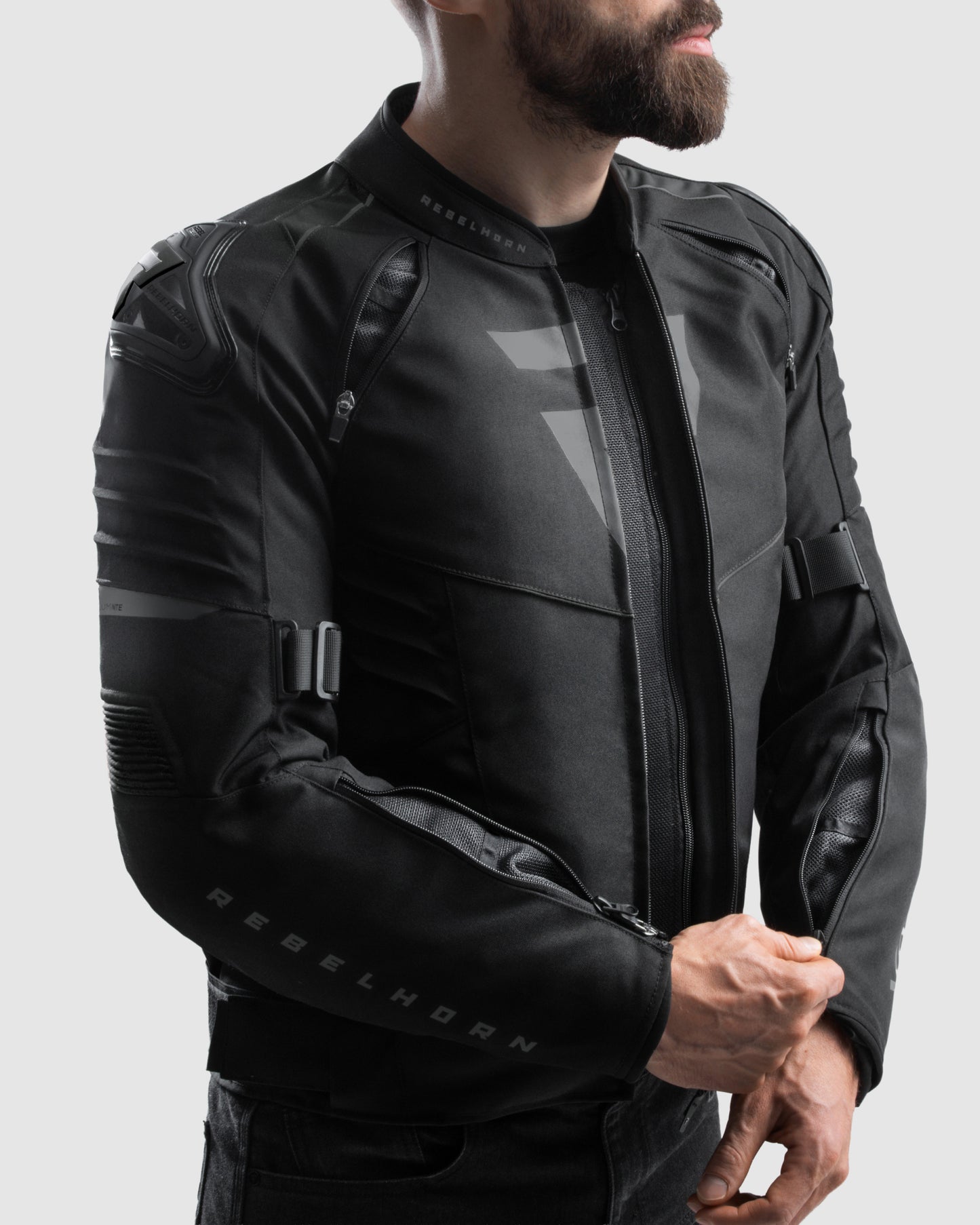 Vandal 2 TEX Motorradjacke Schwarz