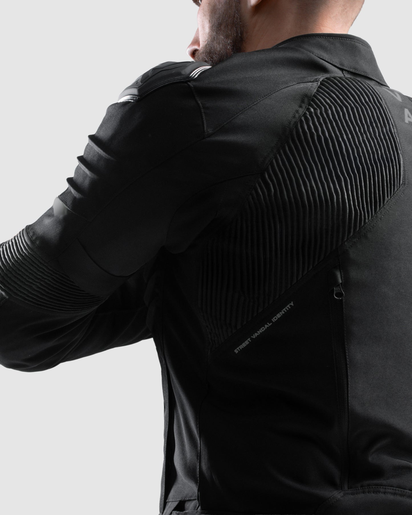 Vandal 2 TEX Motorradjacke Schwarz