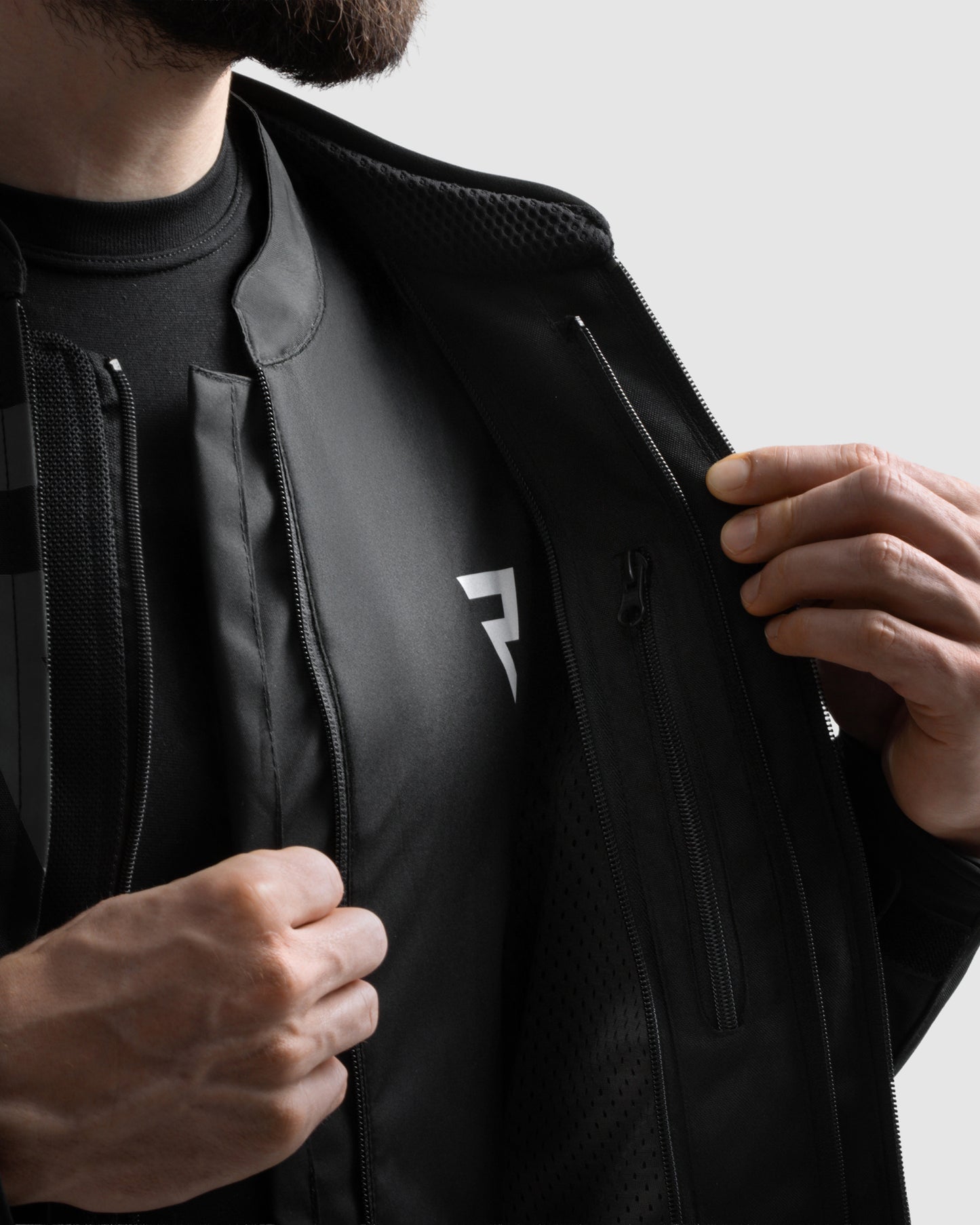 Vandal 2 TEX Motorradjacke Schwarz