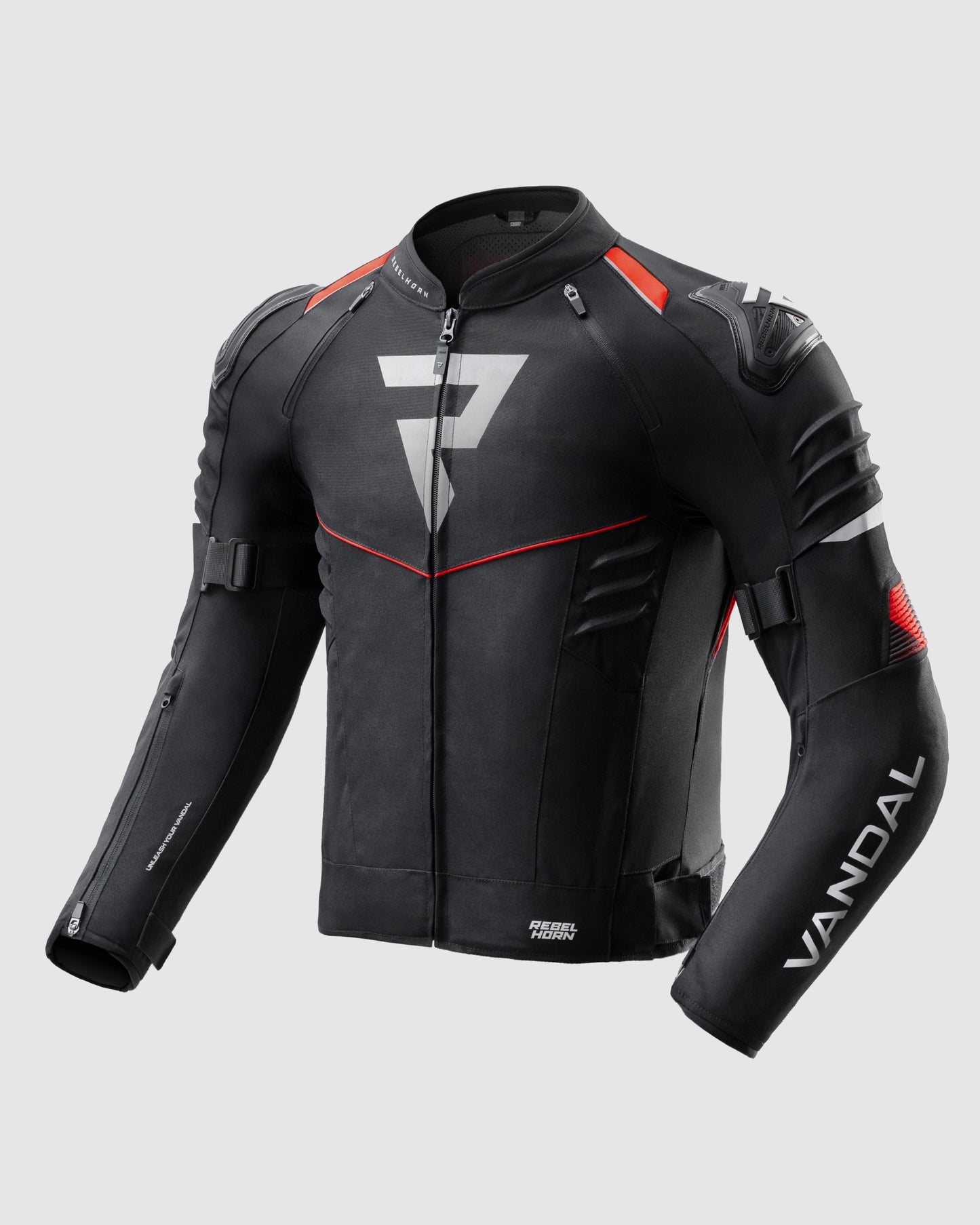 Vandal 2 TEX Motorradjacke Rot