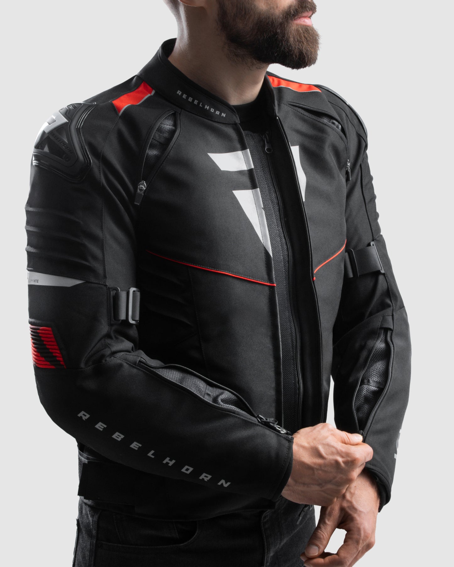 Vandal 2 TEX Motorradjacke Rot