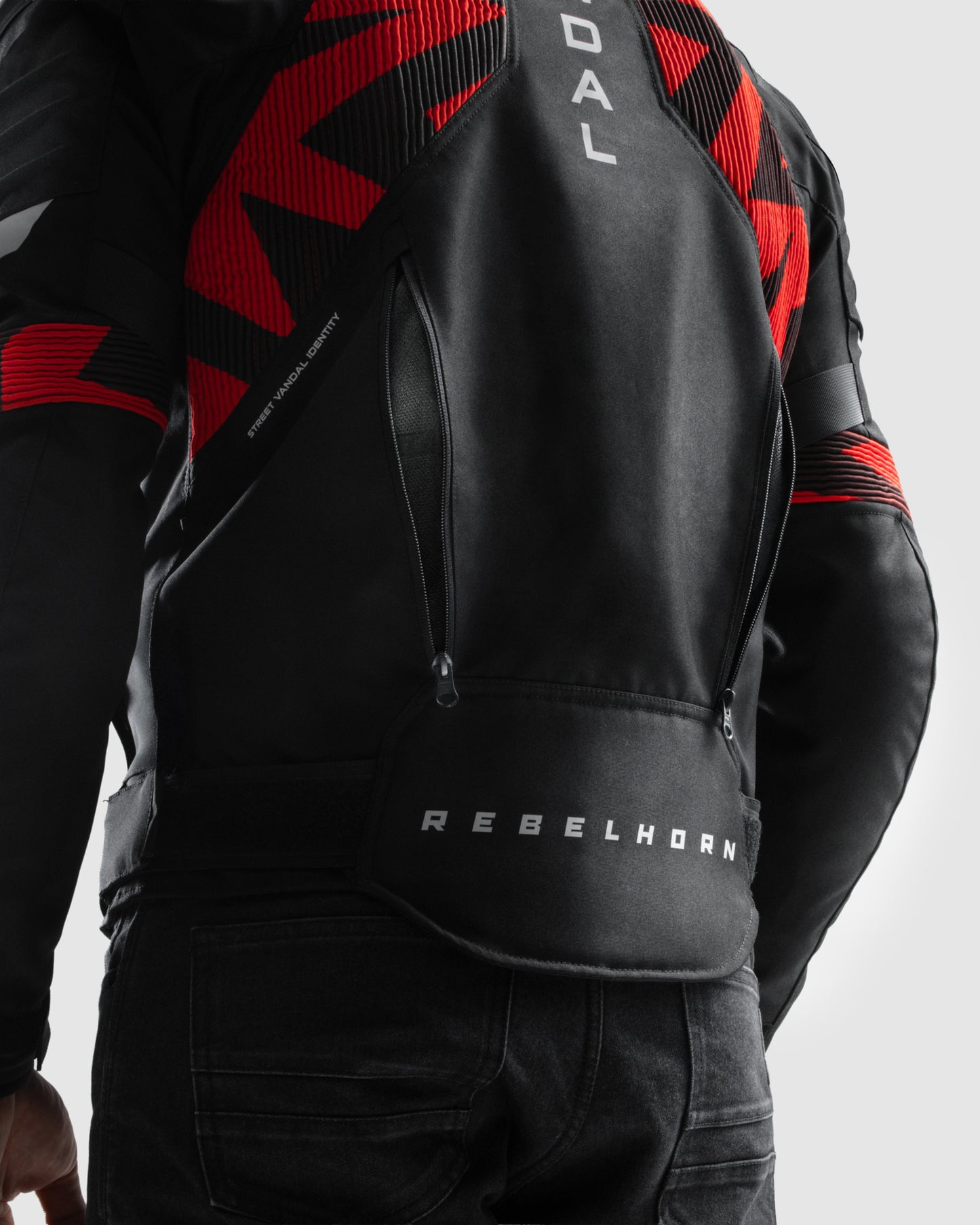 Vandal 2 TEX Motorradjacke Rot