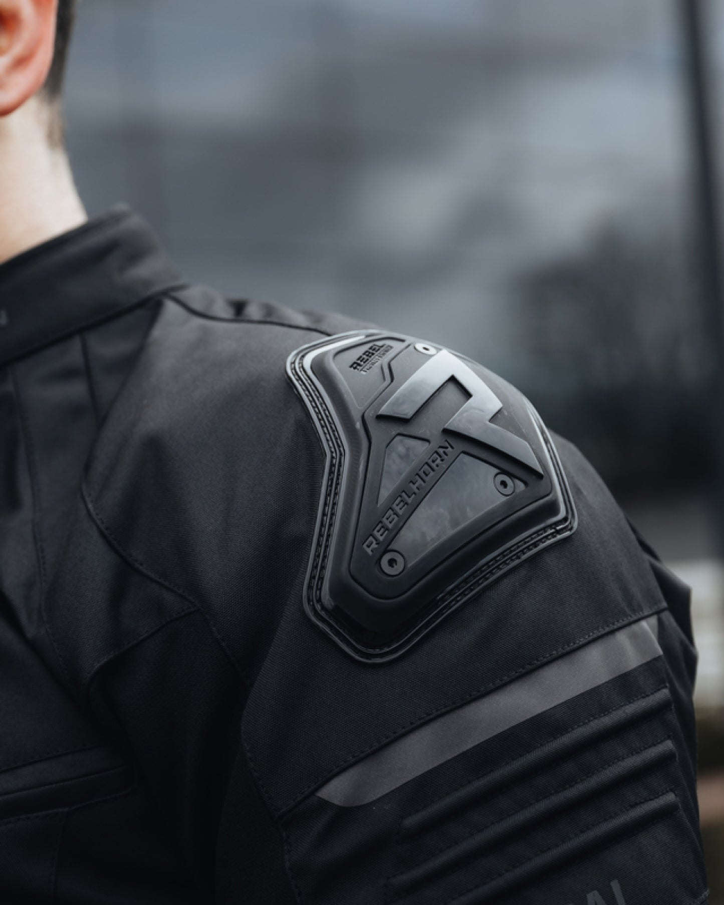 Vandal Motorradjacke Schwarz