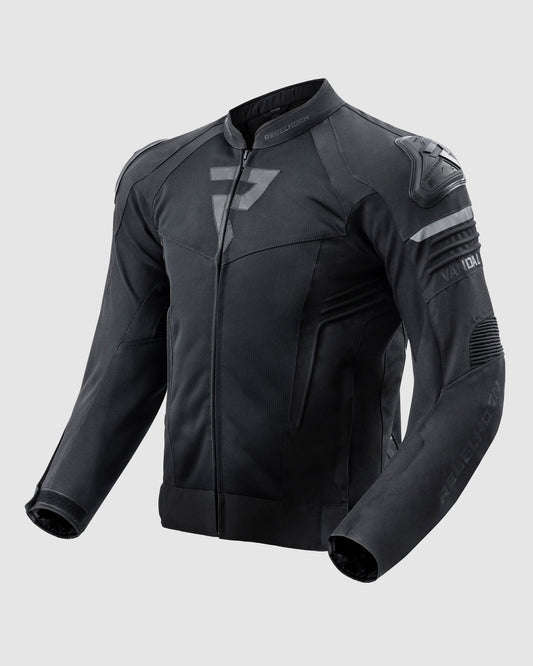 Vandal Mesh-Motorradjacke Schwarz