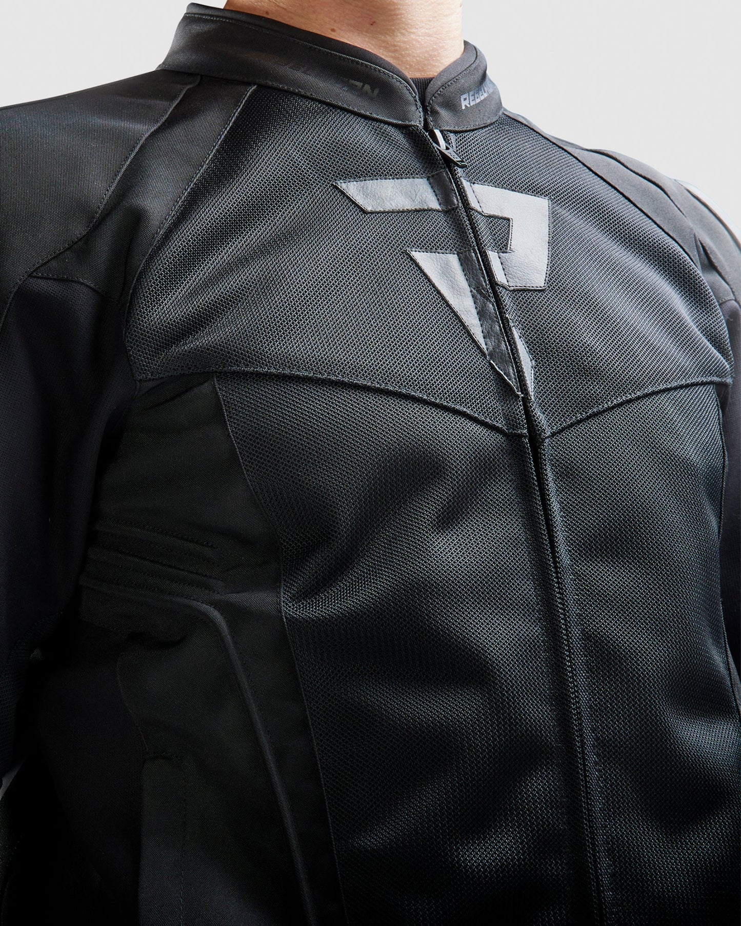 Vandal Mesh-Motorradjacke Schwarz