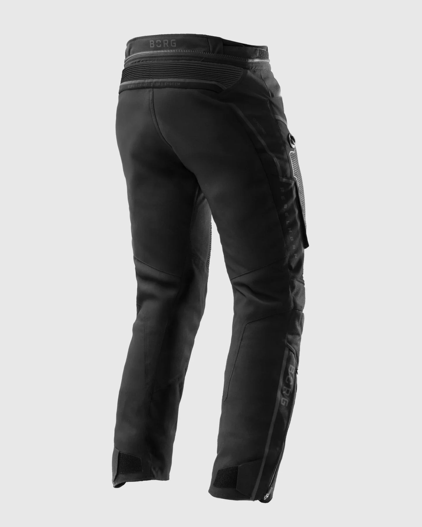 Borg II Motorradhose Schwarz Long Leg