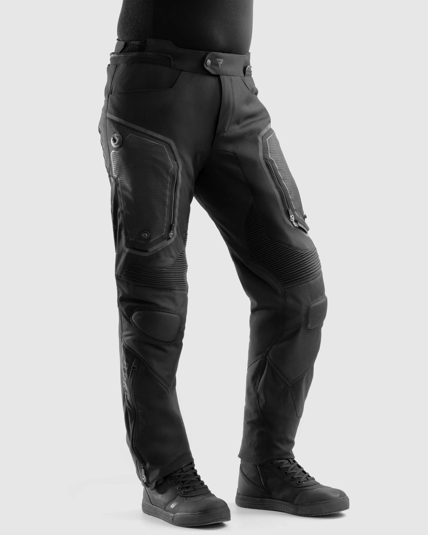 Borg II Motorcycle Pants Black Long Leg