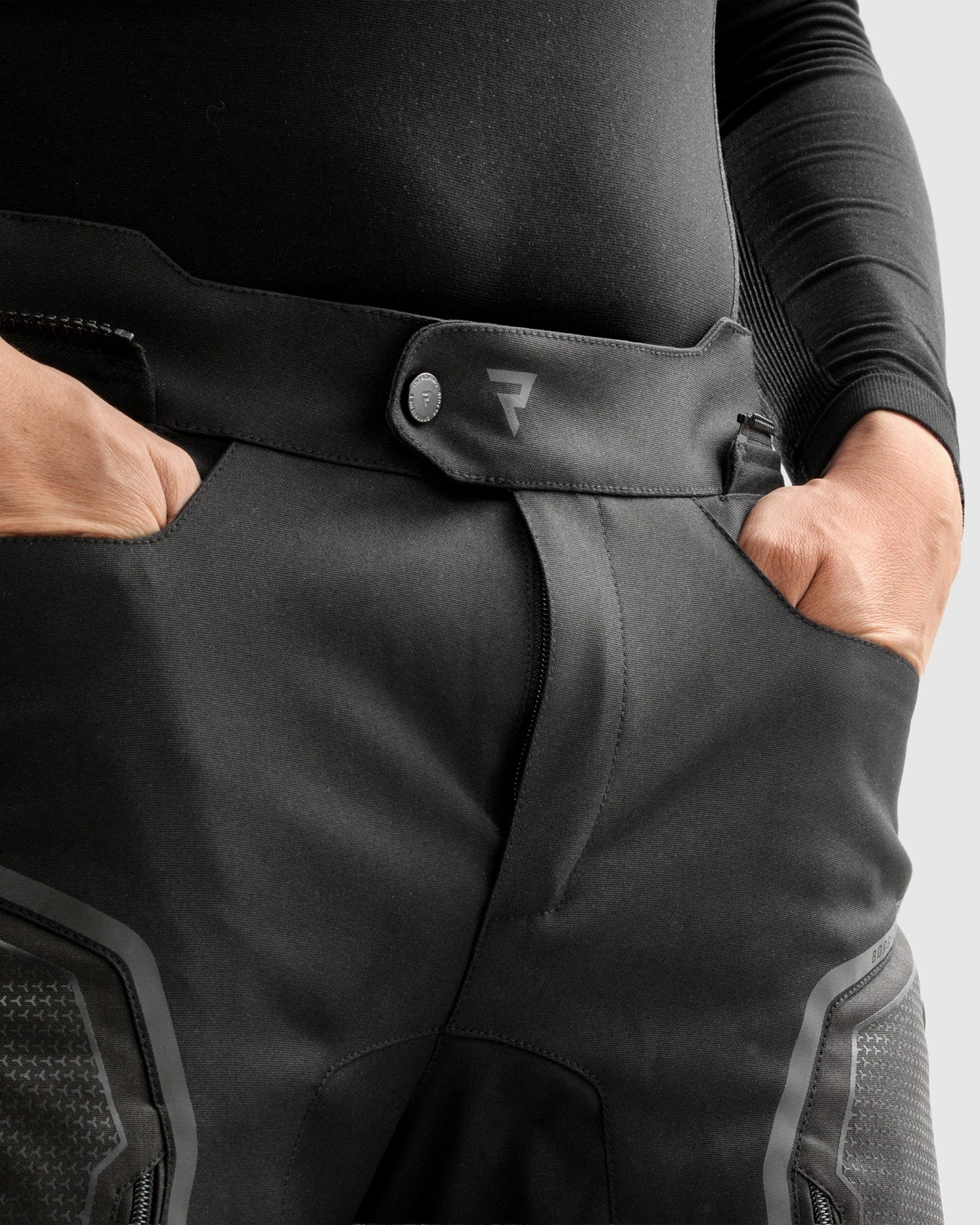 Borg II Motorcycle Pants Black Long Leg