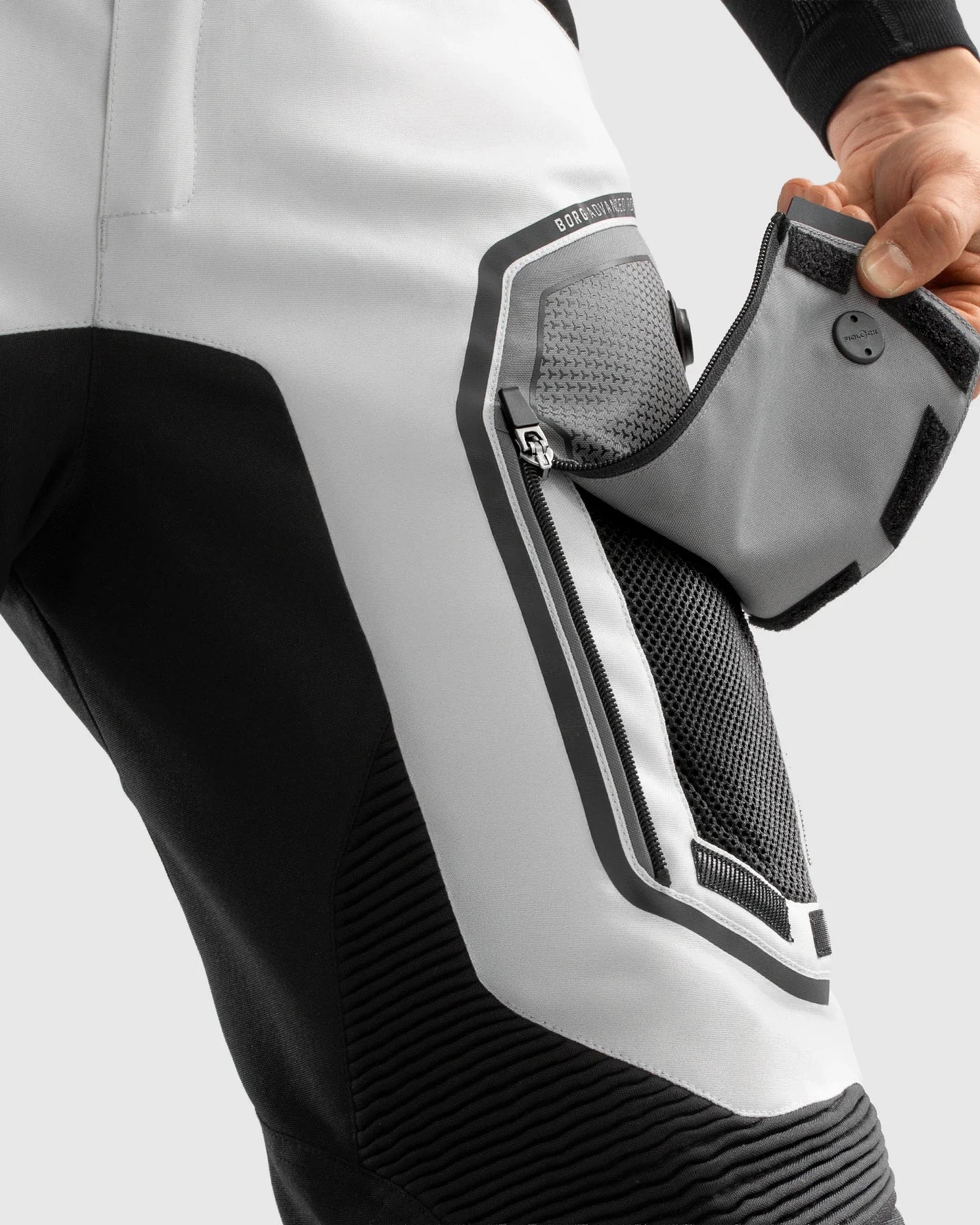 Borg II Motorradhose Grau