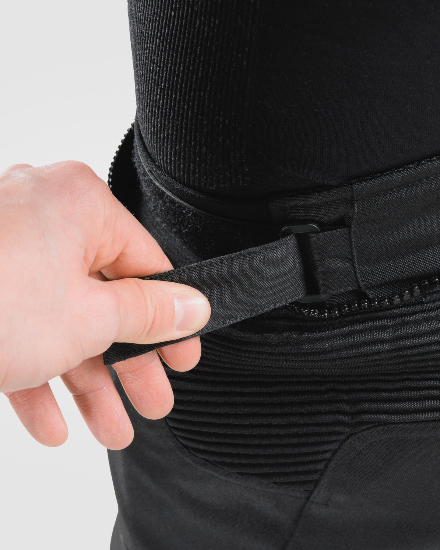 Cubby V Motorradhose Schwarz Lang