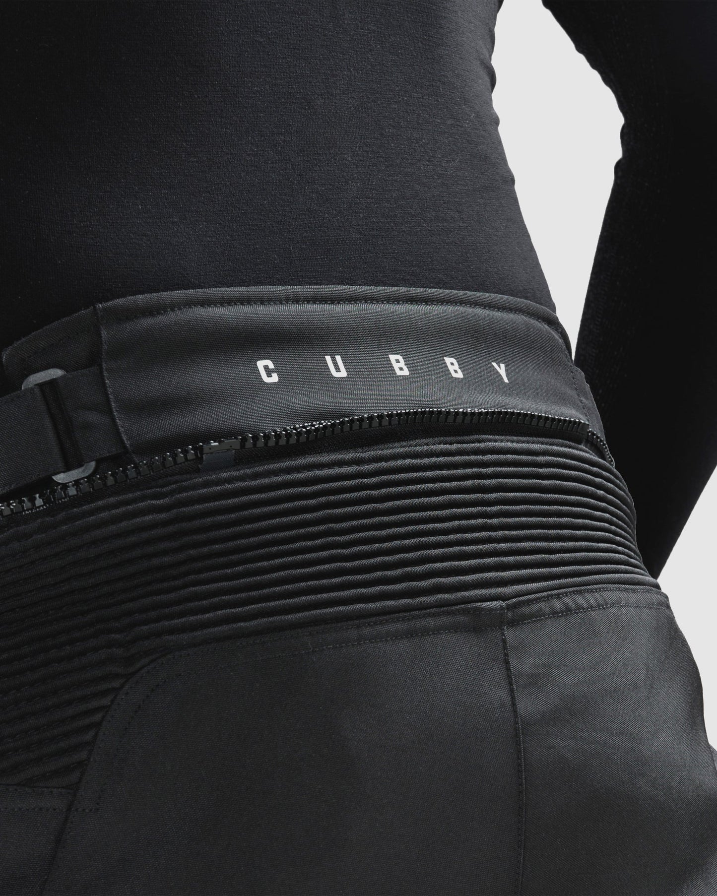 Cubby V Motorradhose Schwarz Lang