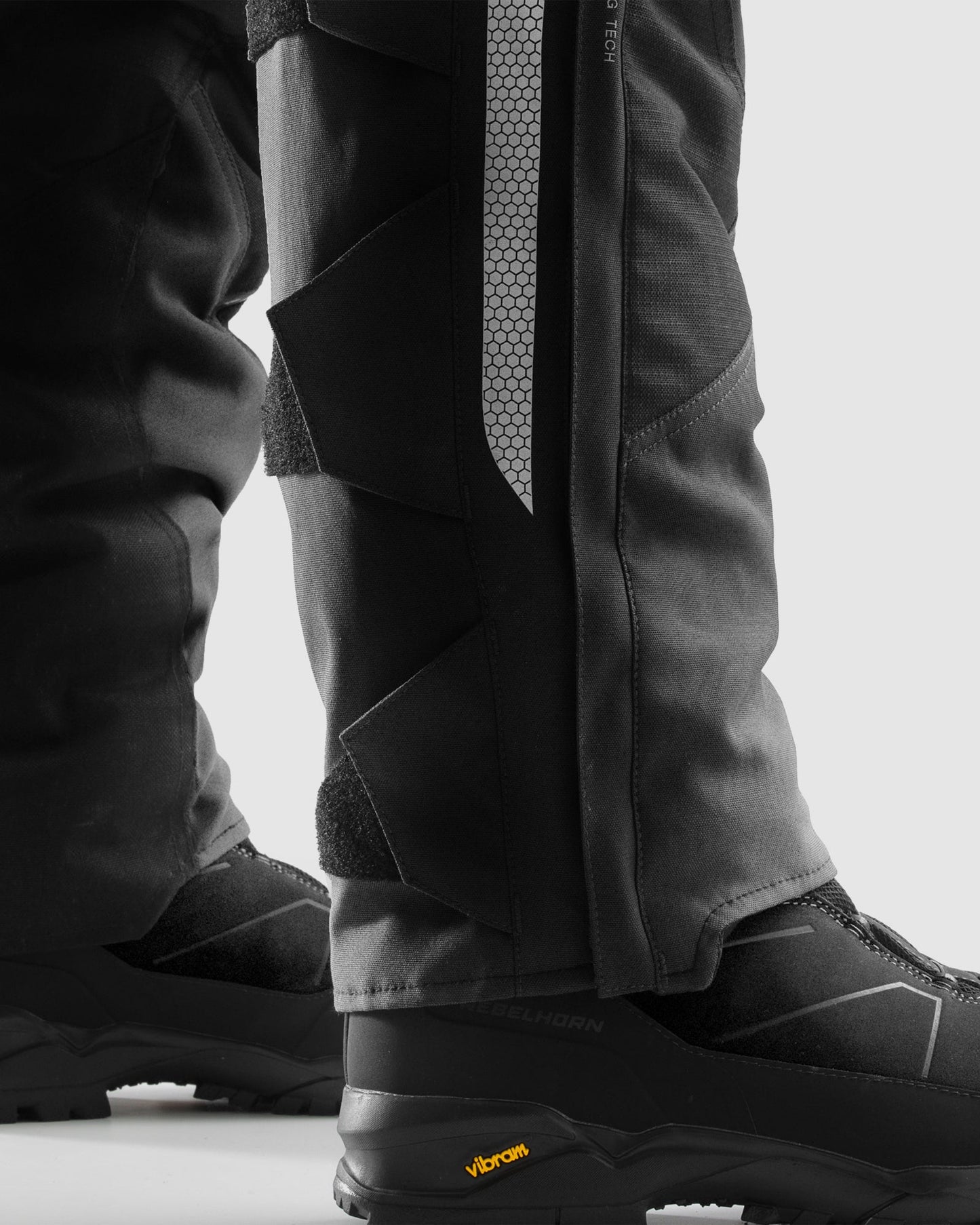 Hardy 3.0 Motorradhose Schwarz Lang