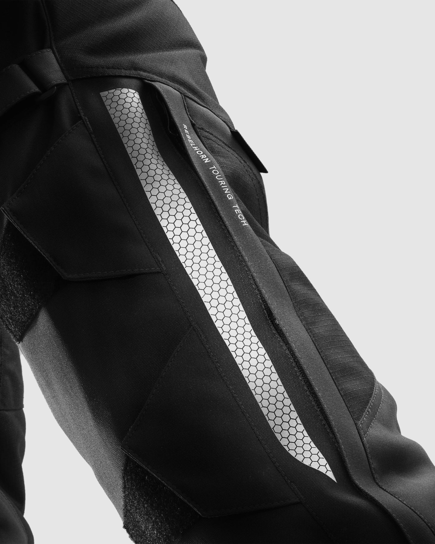 Hardy 3.0 Motorradhose Schwarz Kurz