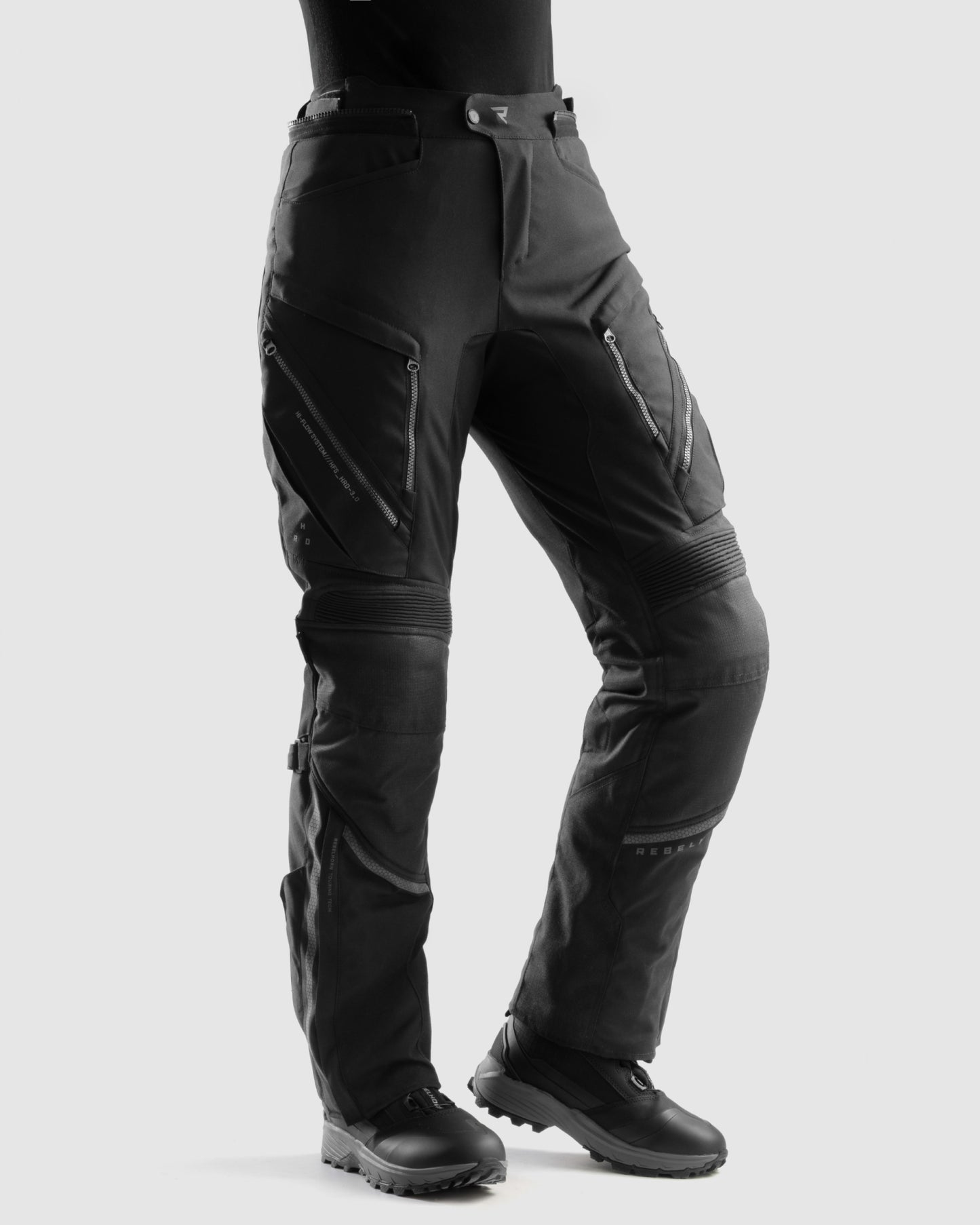 Hardy 3.0 Damen Motorradhose Schwarz Kurz