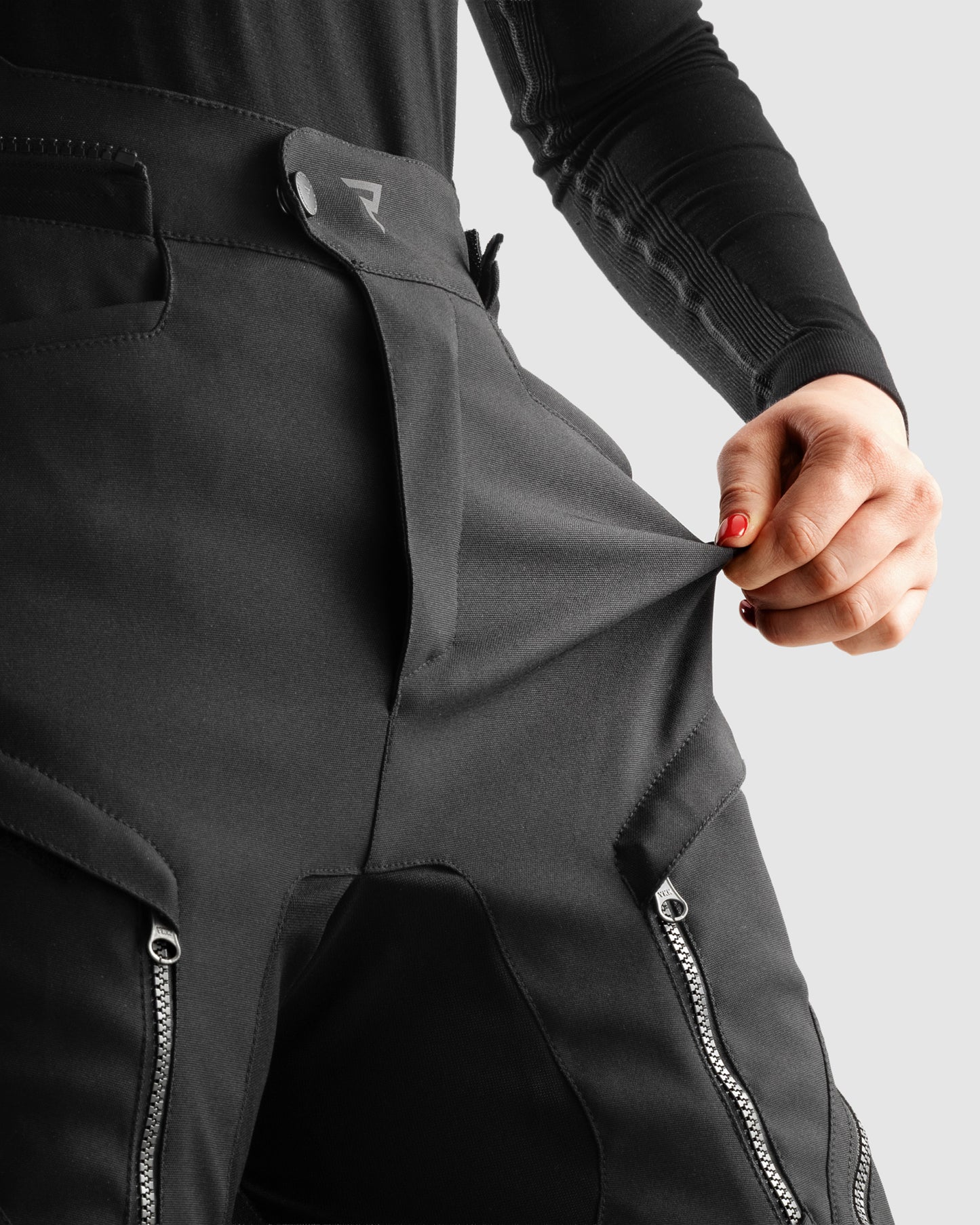 Hardy 3.0 Damen Motorradhose Schwarz Kurz