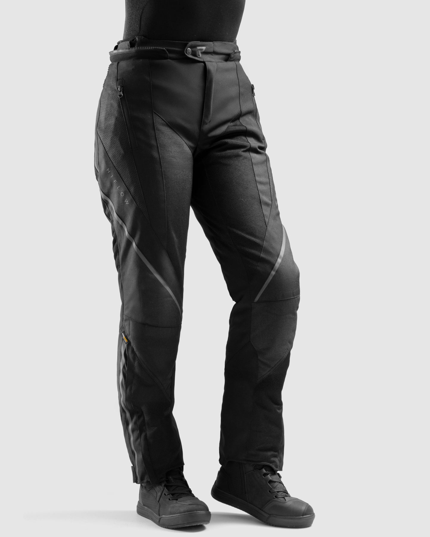 Hiflow V Damen Motorradhose Schwarz