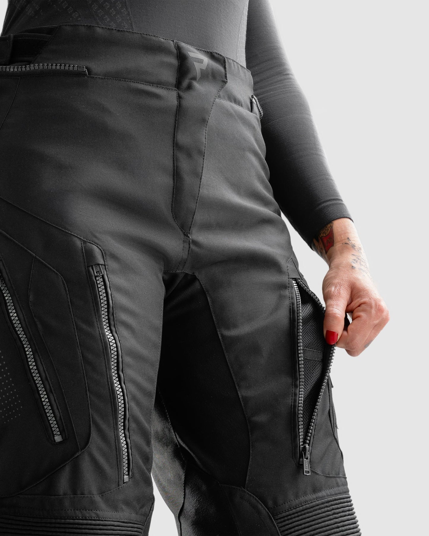 Hiker IV Damen Motorradhose Schwarz